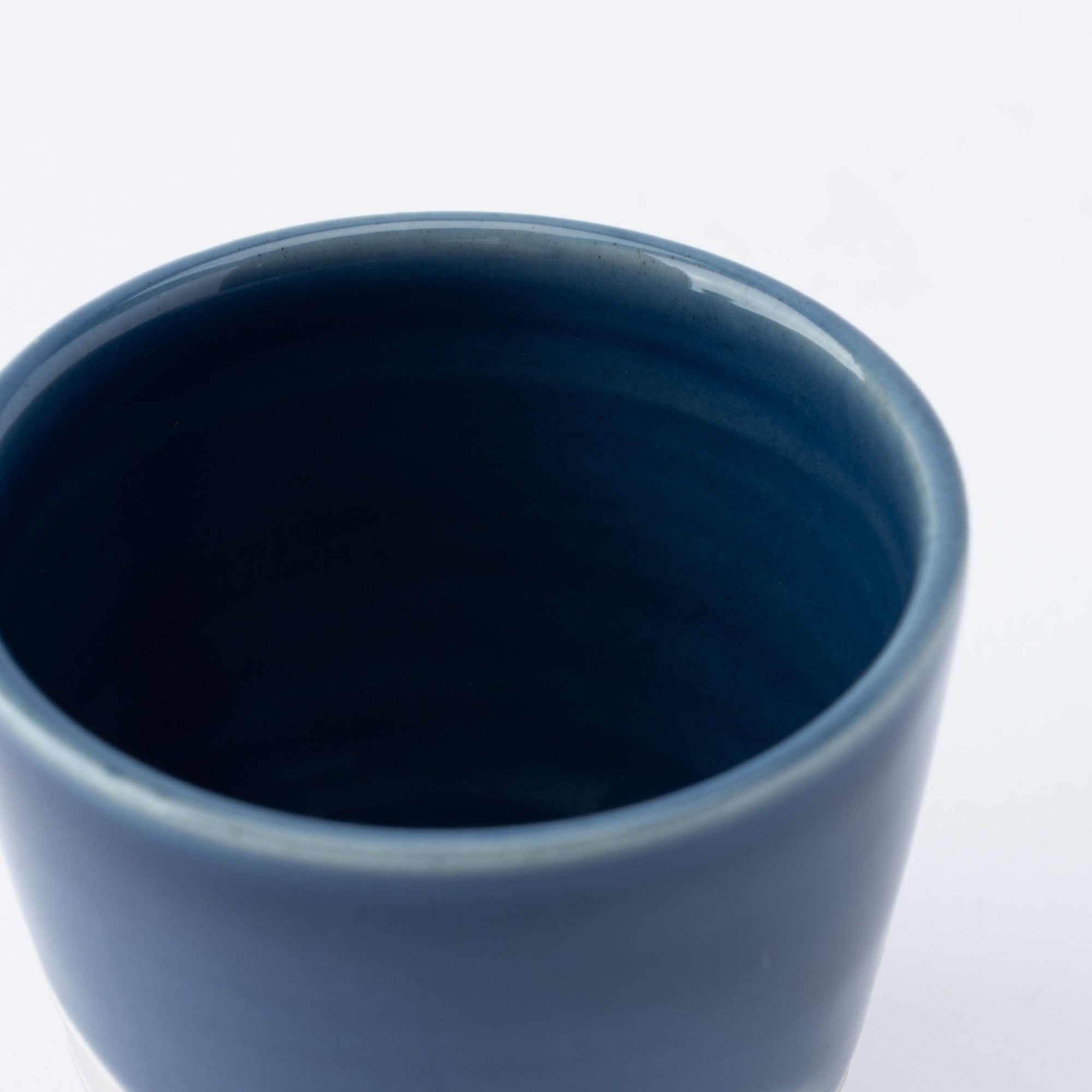 Ginsai Lapis Blue Seigaiha Wave Sake Set