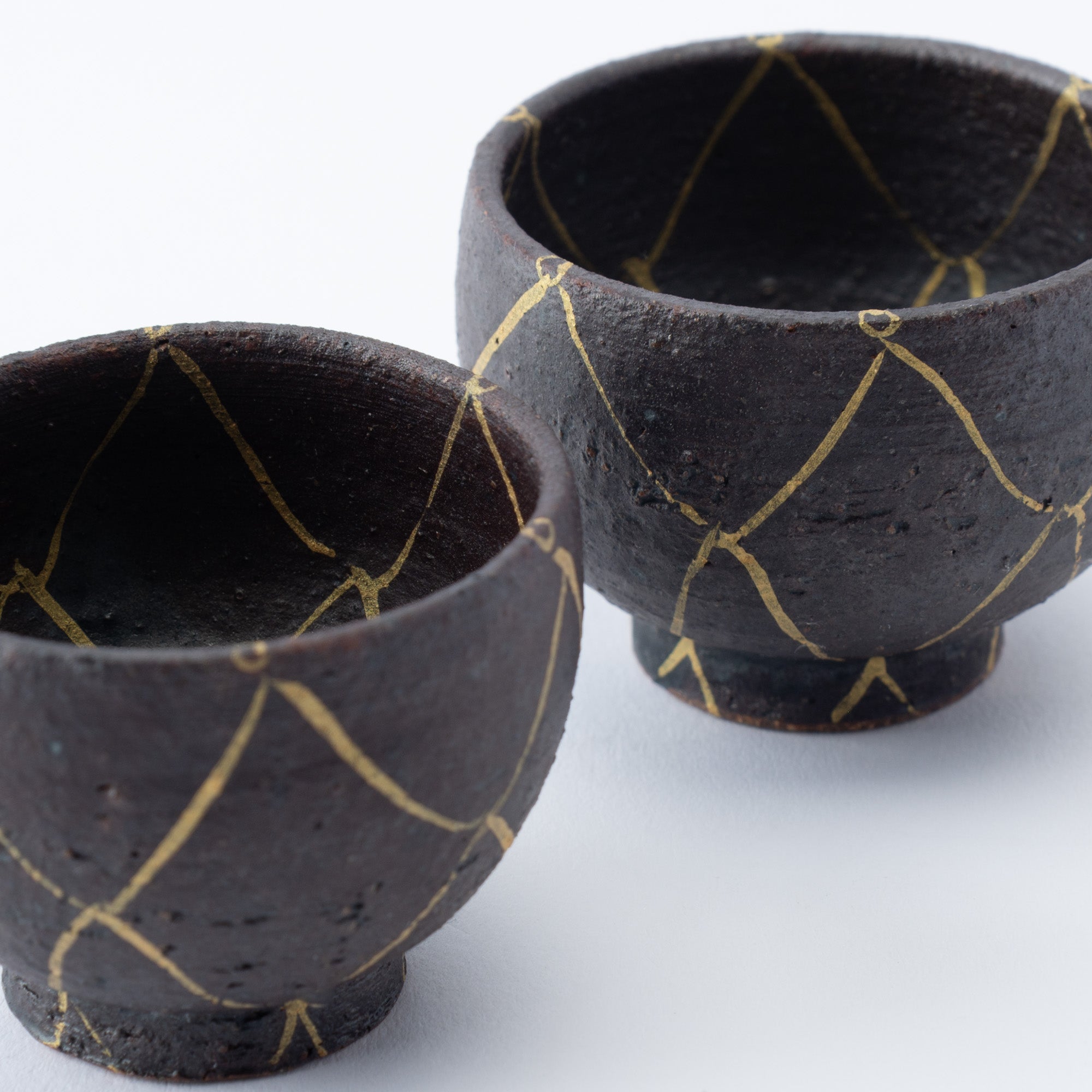 Jarra de sake Kinsai Mesh Design Katakuchi