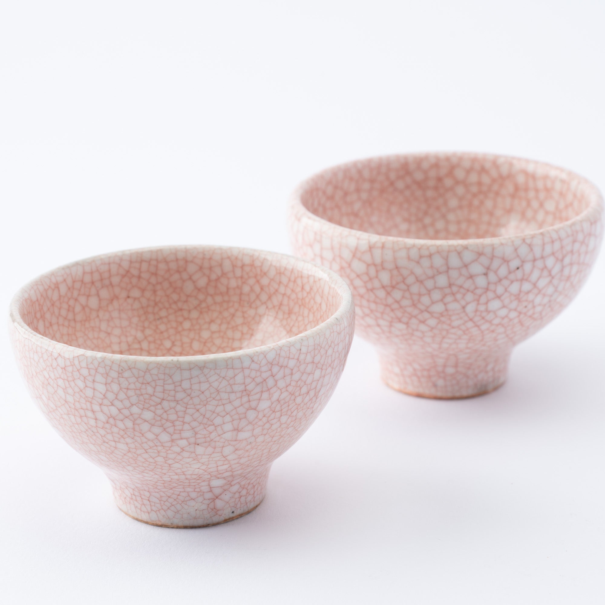 Pink Kannyu Katakuchi Sake Set