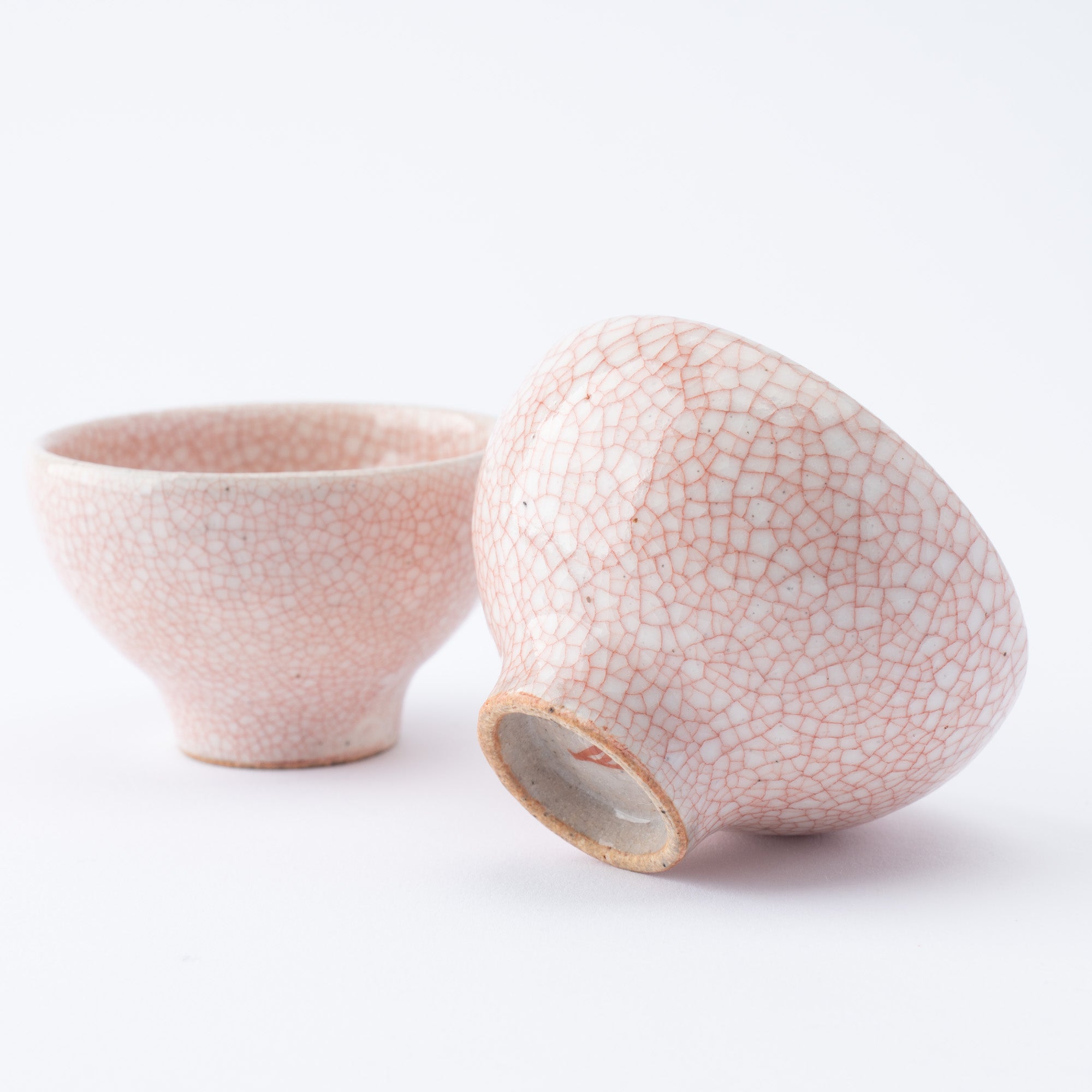 Pink Kannyu Katakuchi Sake Set