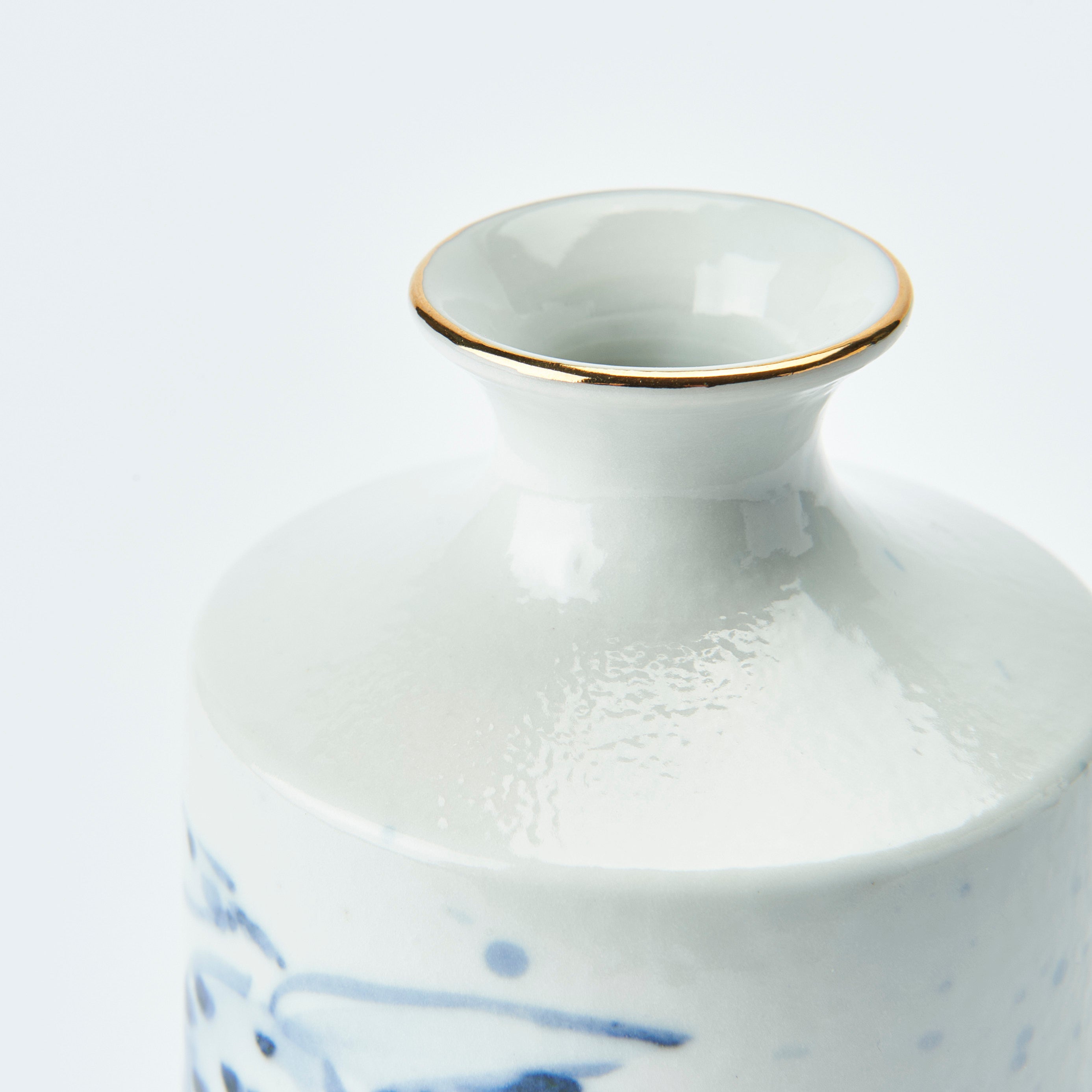 Sea Creatures in Blue Sake Set