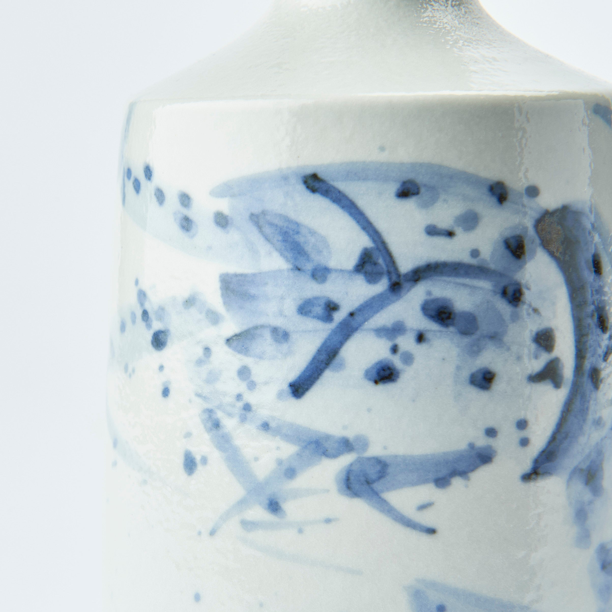 Sea Creatures in Blue Sake Set