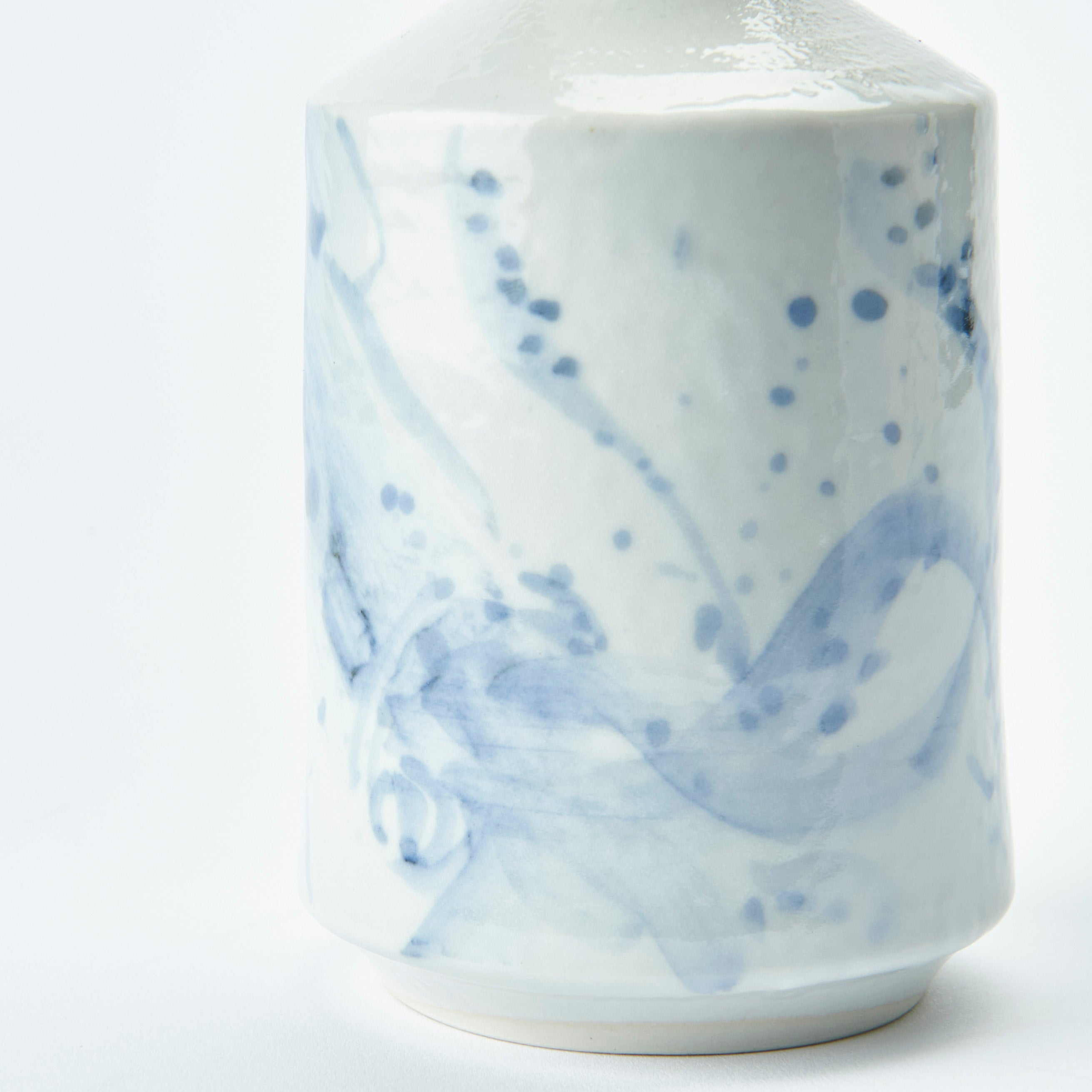 Sea Creatures in Blue Sake Set