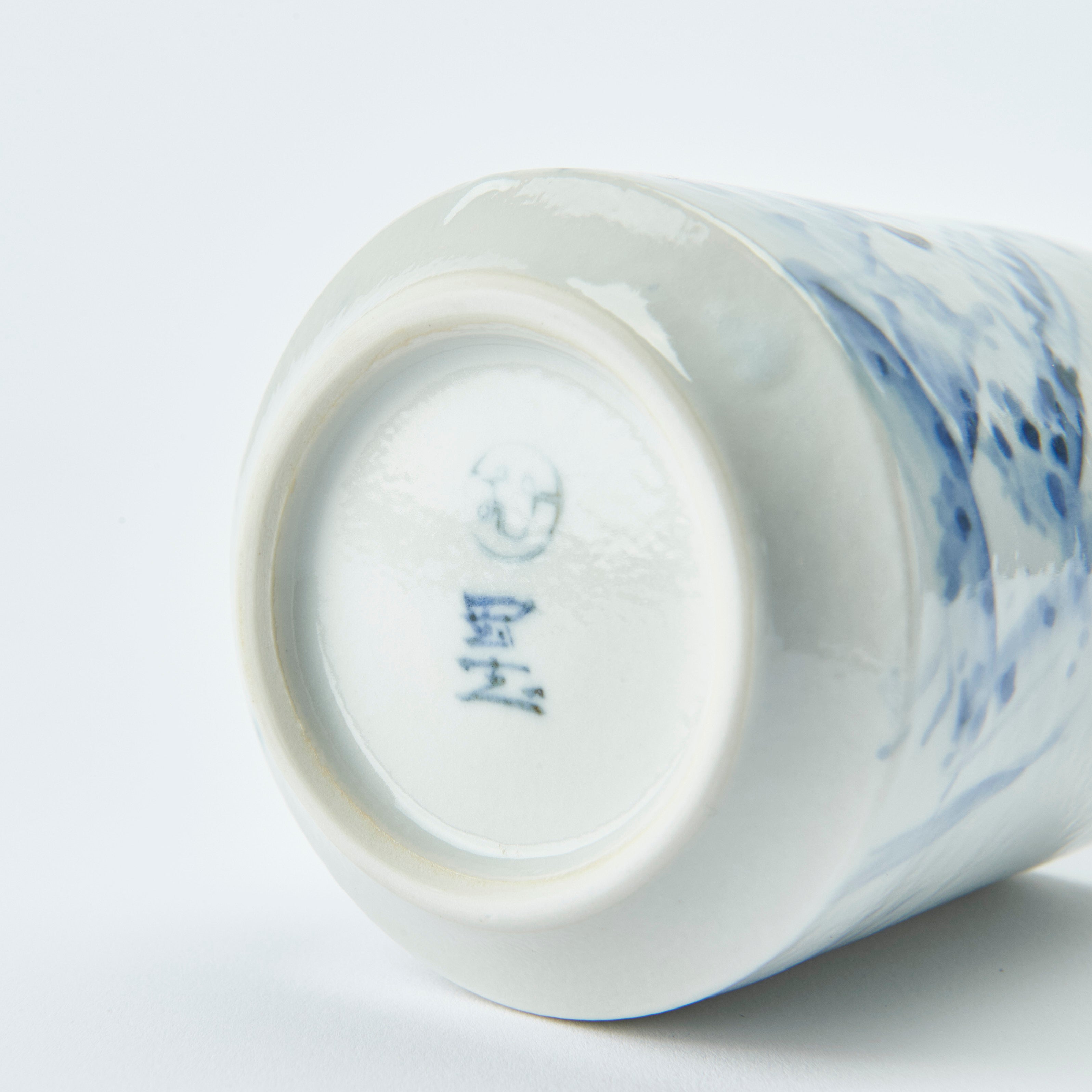 Sea Creatures in Blue Sake Set