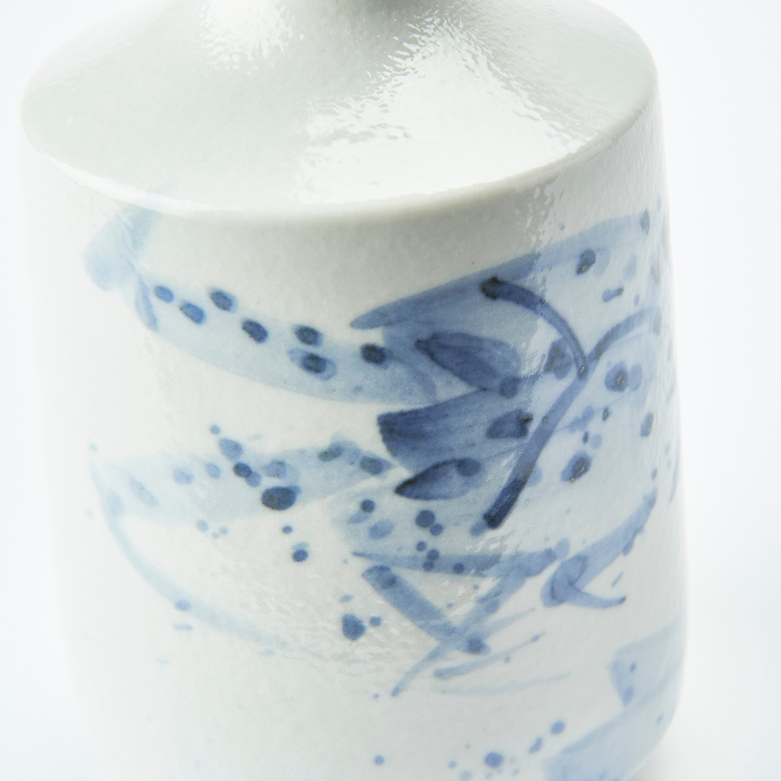 Sea Creatures in Blue Sake Set