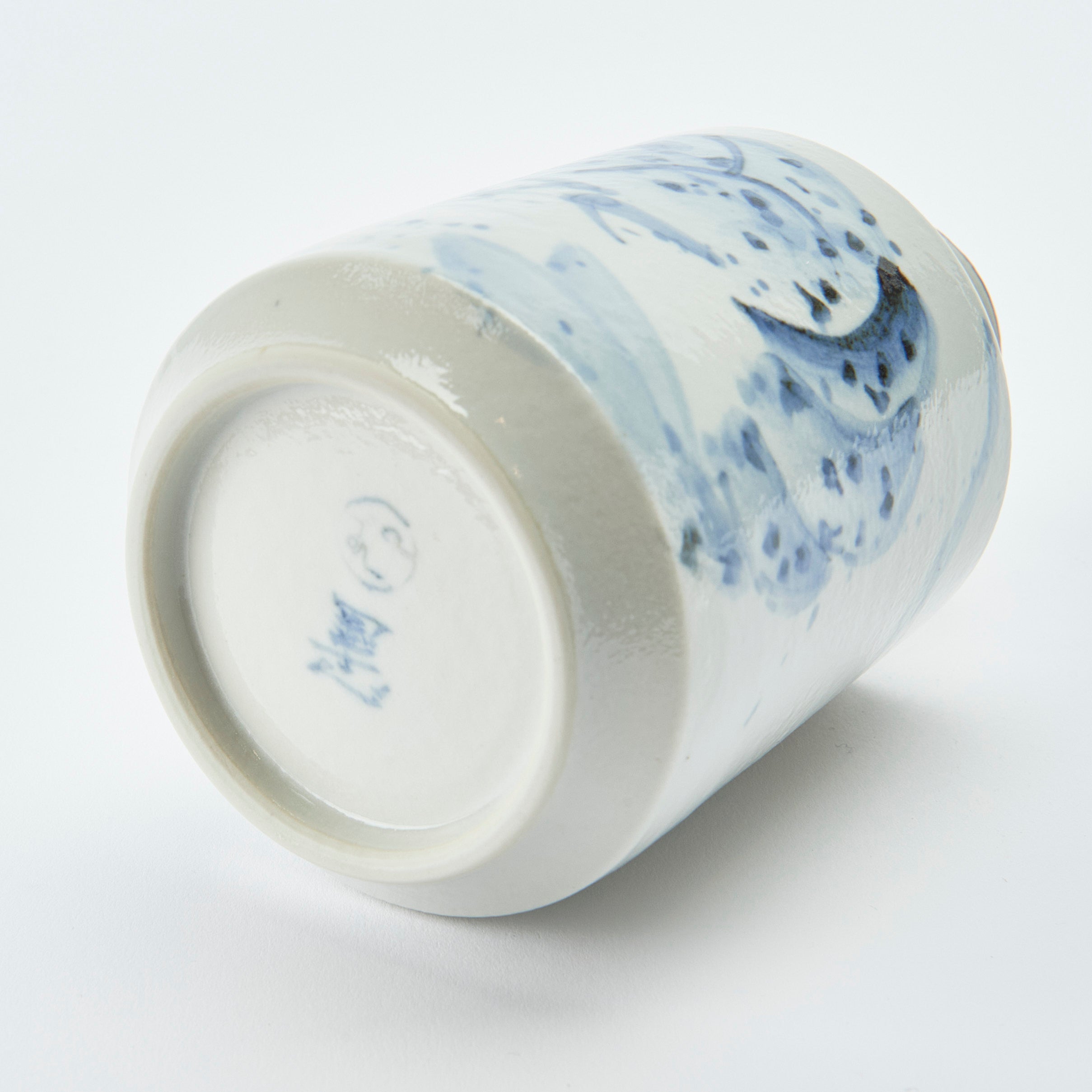 Sea Creatures in Blue Sake Set