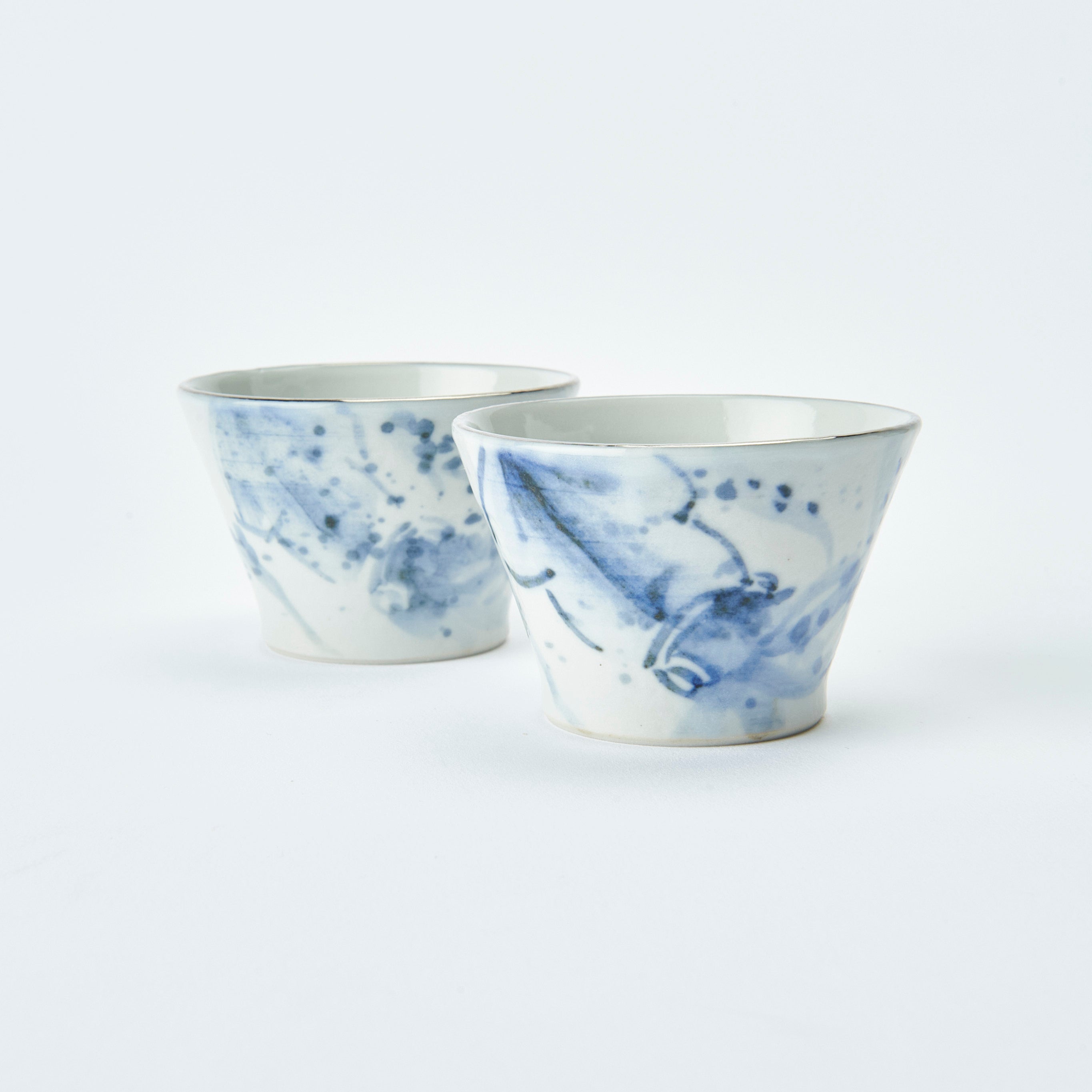 Sea Creatures in Blue Sake Set