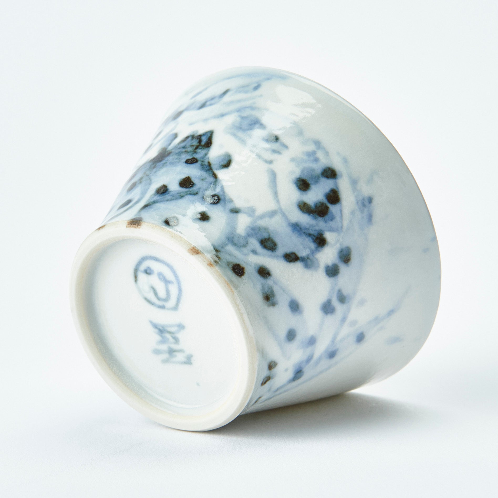Sea Creatures in Blue Sake Set