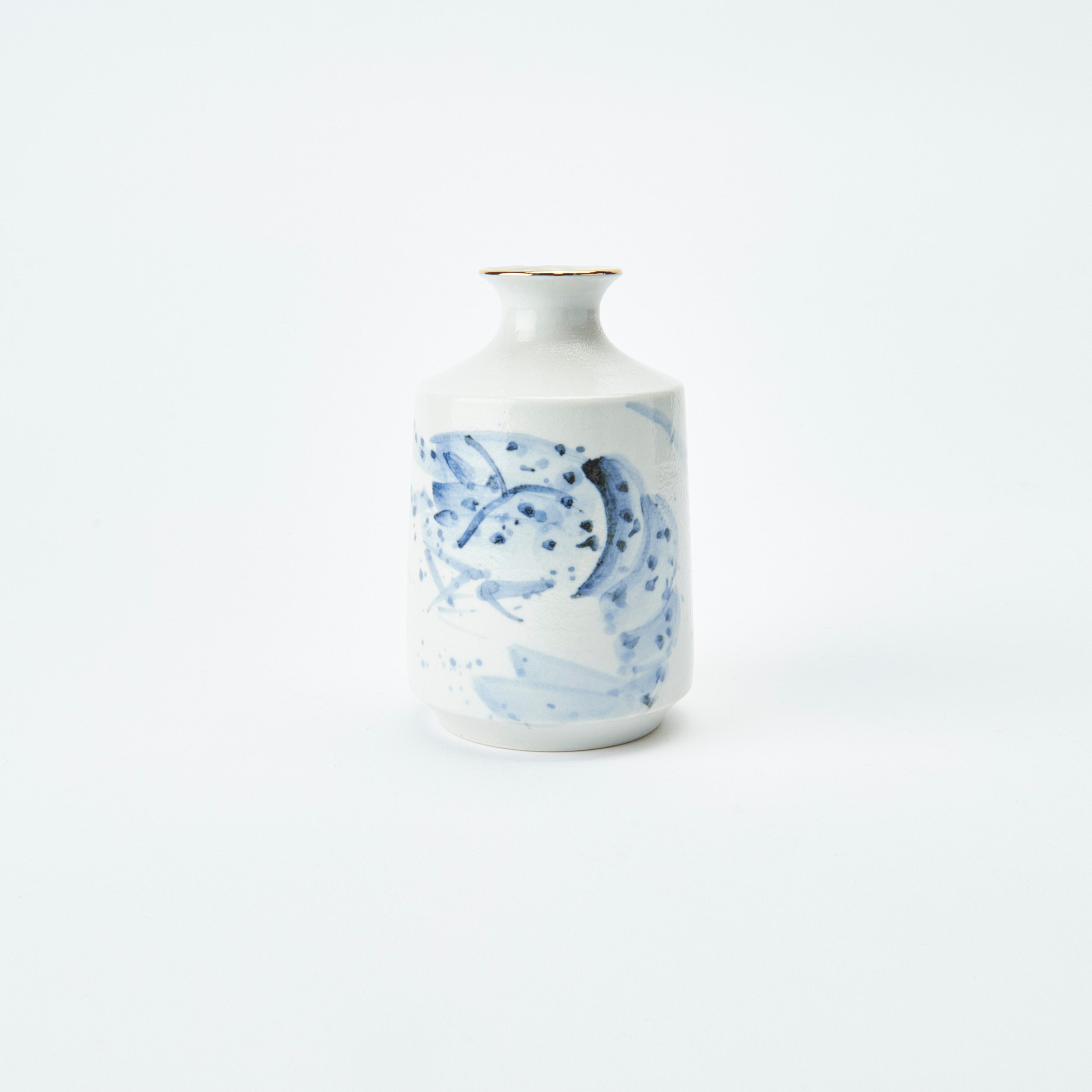 Sea Creatures in Blue Sake Set