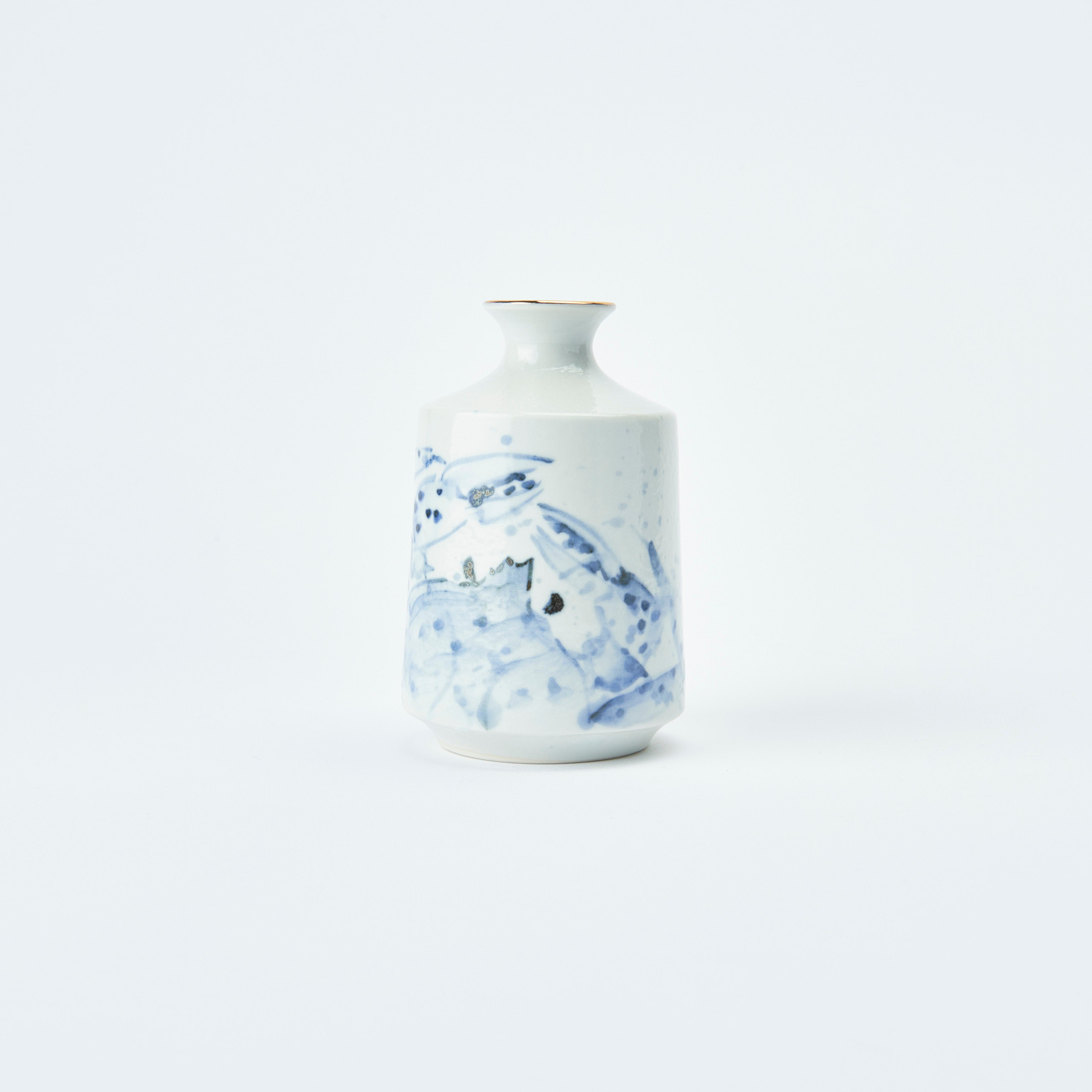 Sea Creatures in Blue Sake Set
