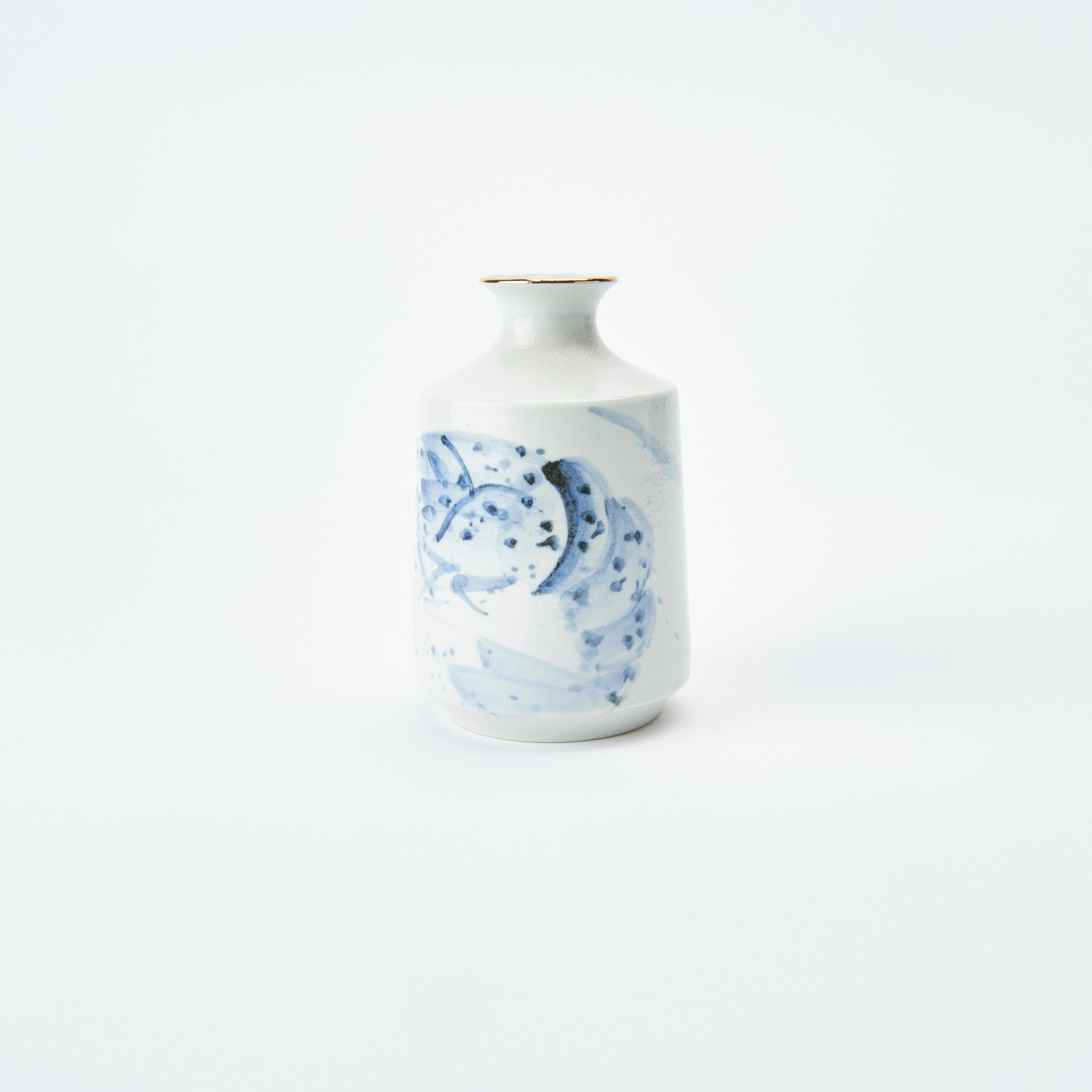 Sea Creatures in Blue Sake Set