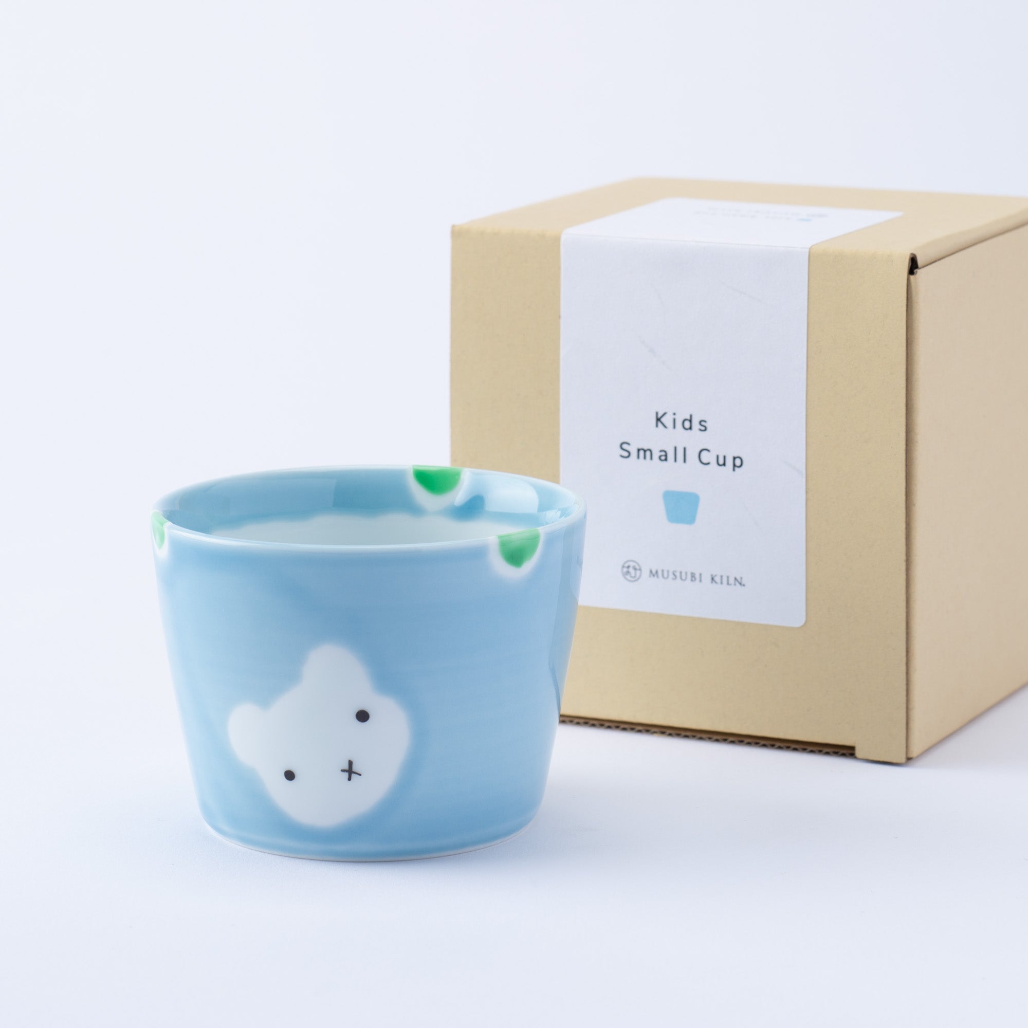 Taza pequeña para niños con diseño de oso azul
