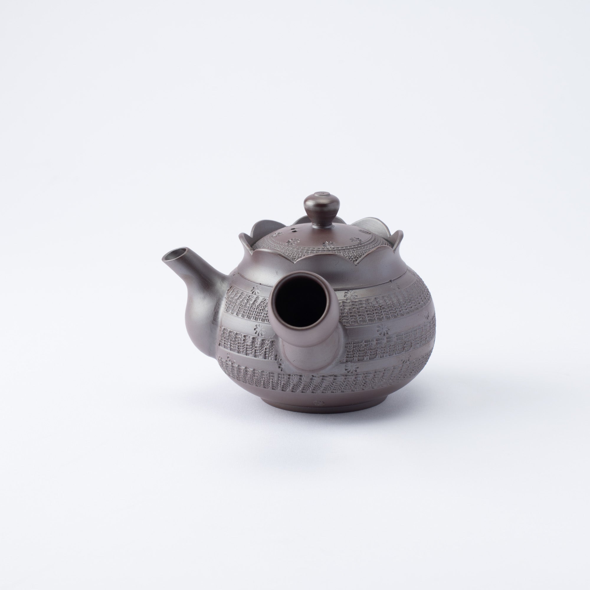 Floral Carving Japanese Tea Set