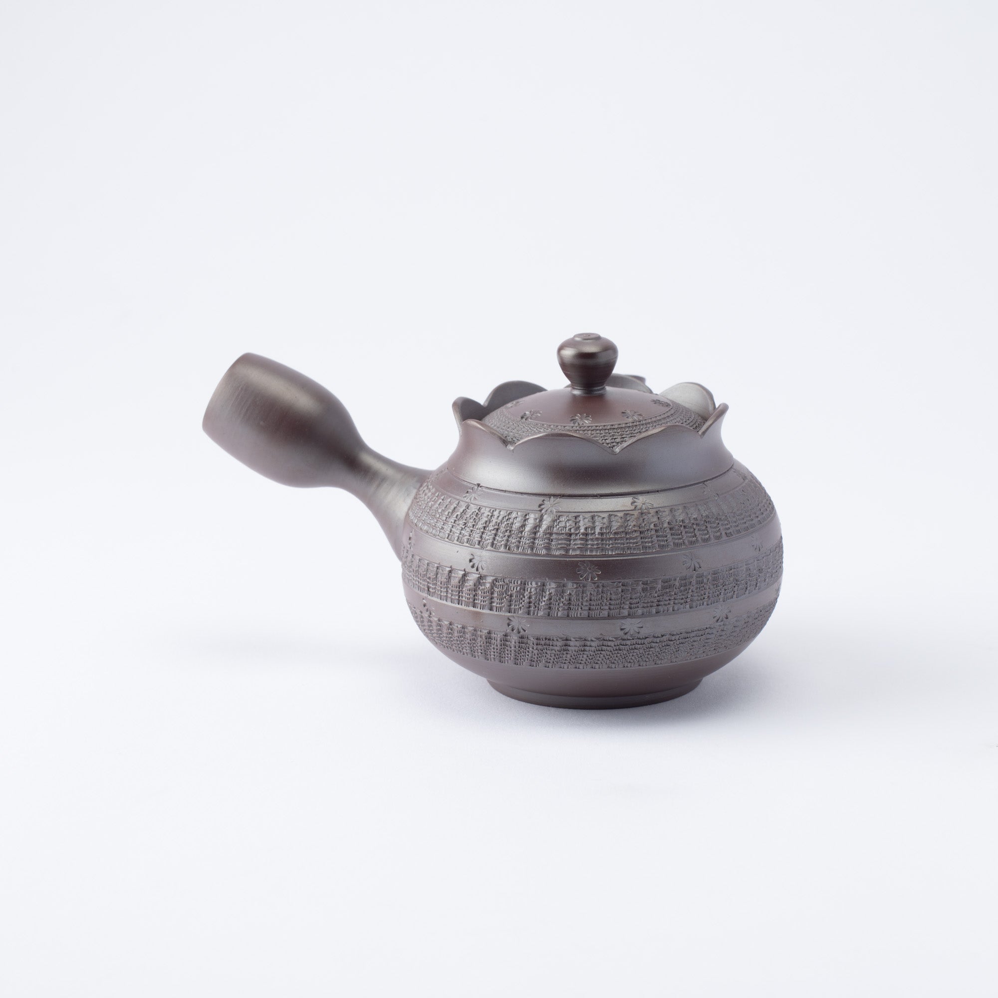 Floral Carving Japanese Tea Set