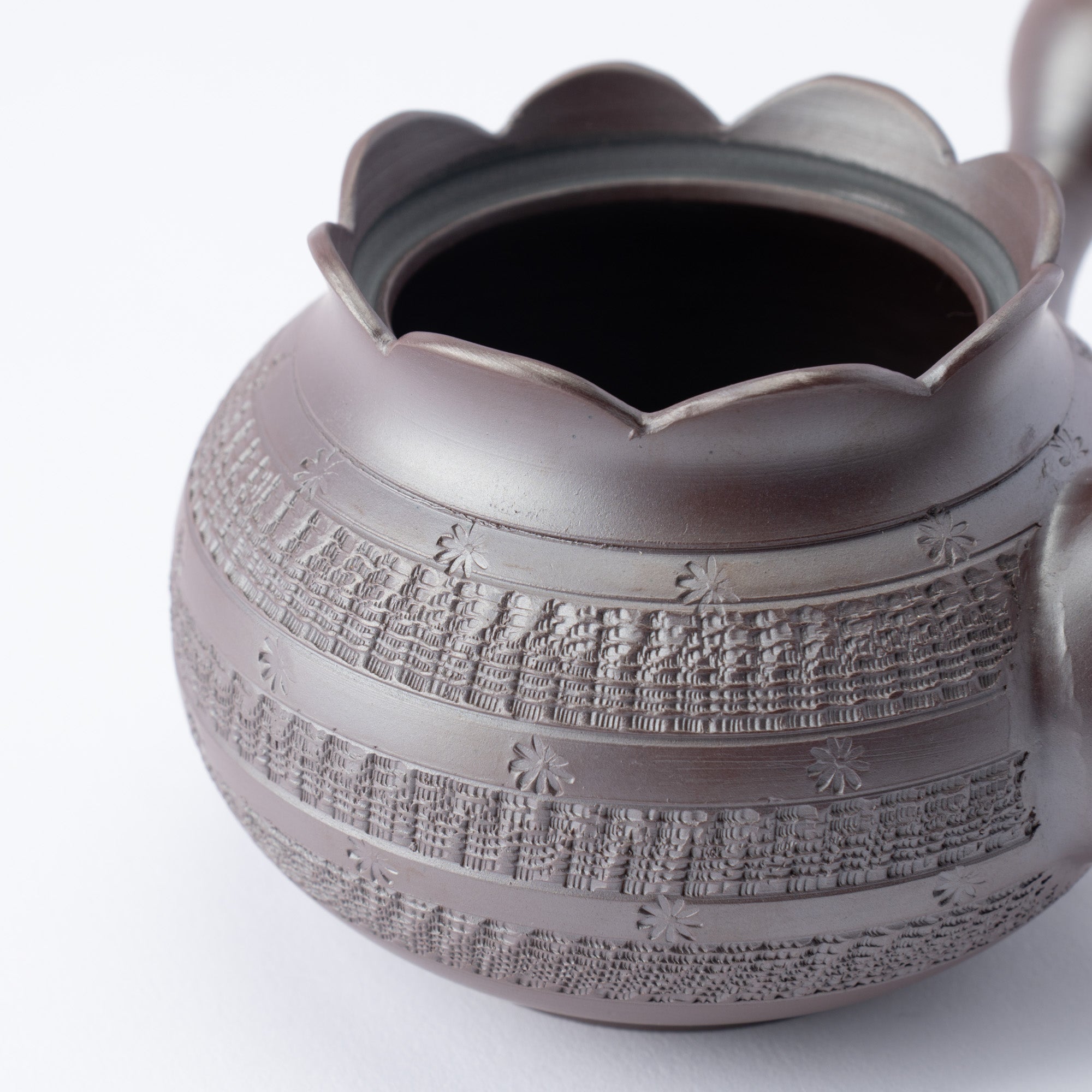 Floral Carving Japanese Tea Set