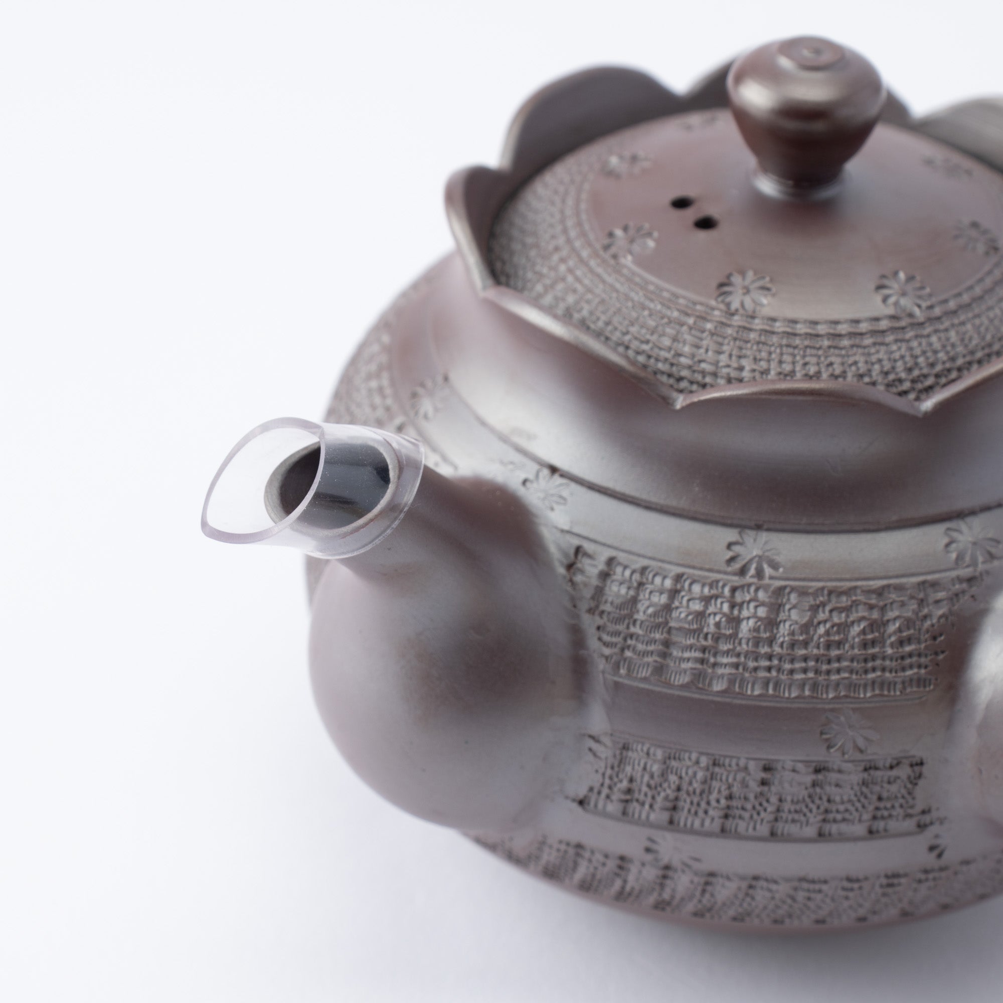 Floral Carving Japanese Tea Set