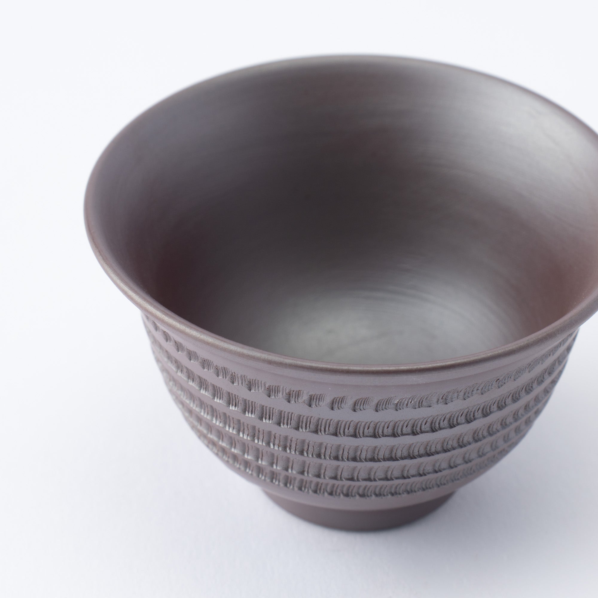 Linear Carving Japanese Tea Set