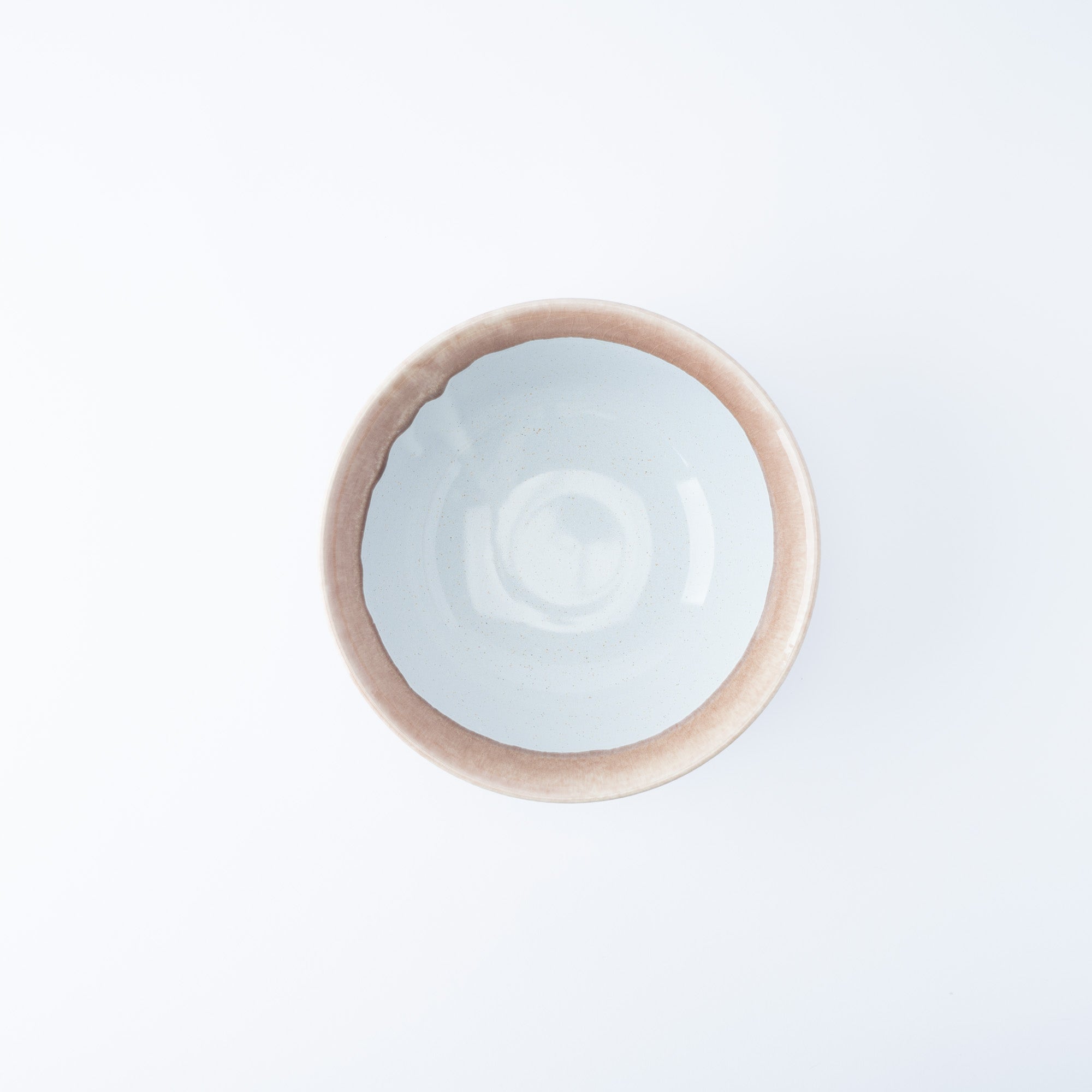 Earth-Rim Speckled Gray Ramen Bowl 8.9 IN