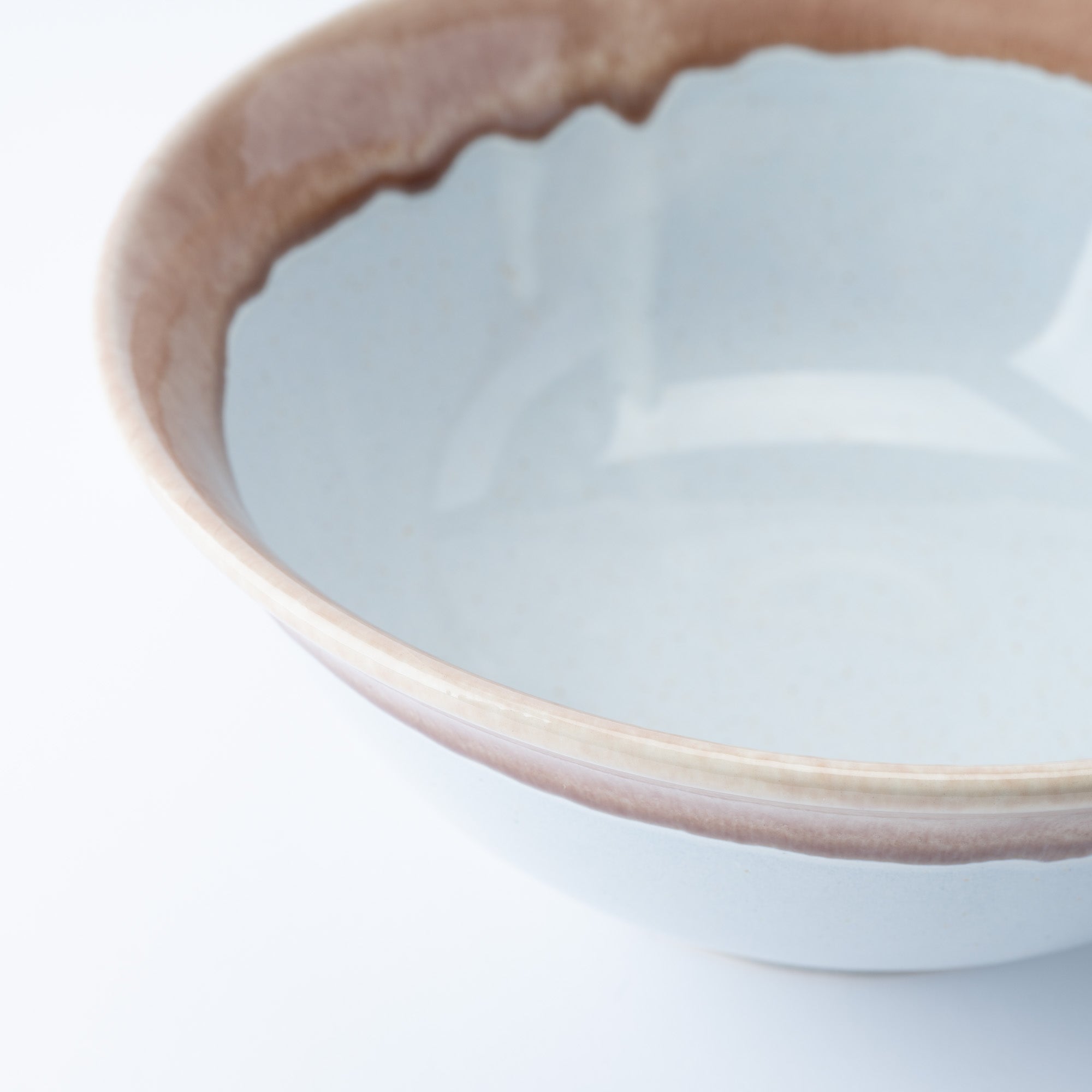 Earth-Rim Speckled Gray Ramen Bowl 8.9 IN