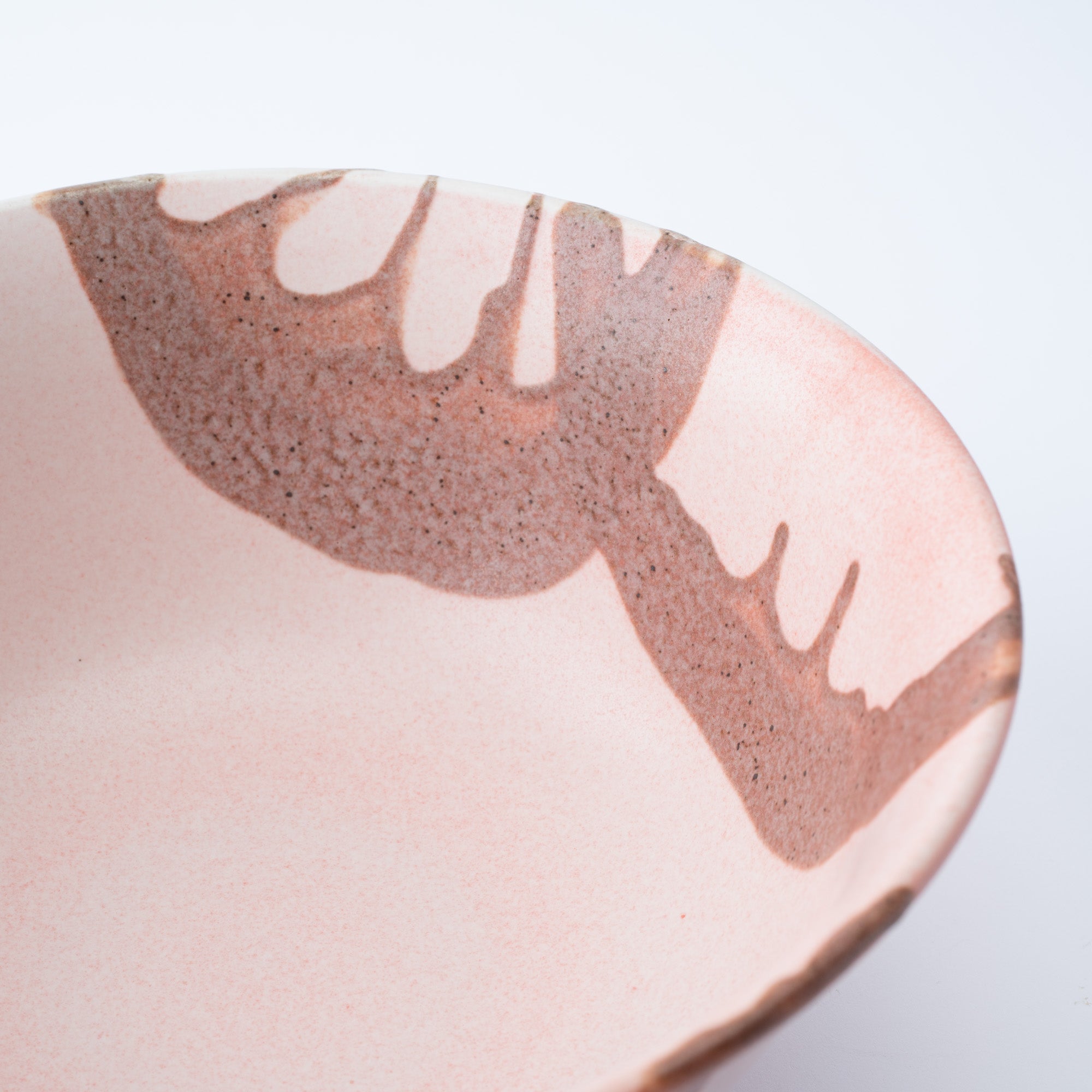 Earthy Stroke Pink Ramen Bowl 8.9 IN
