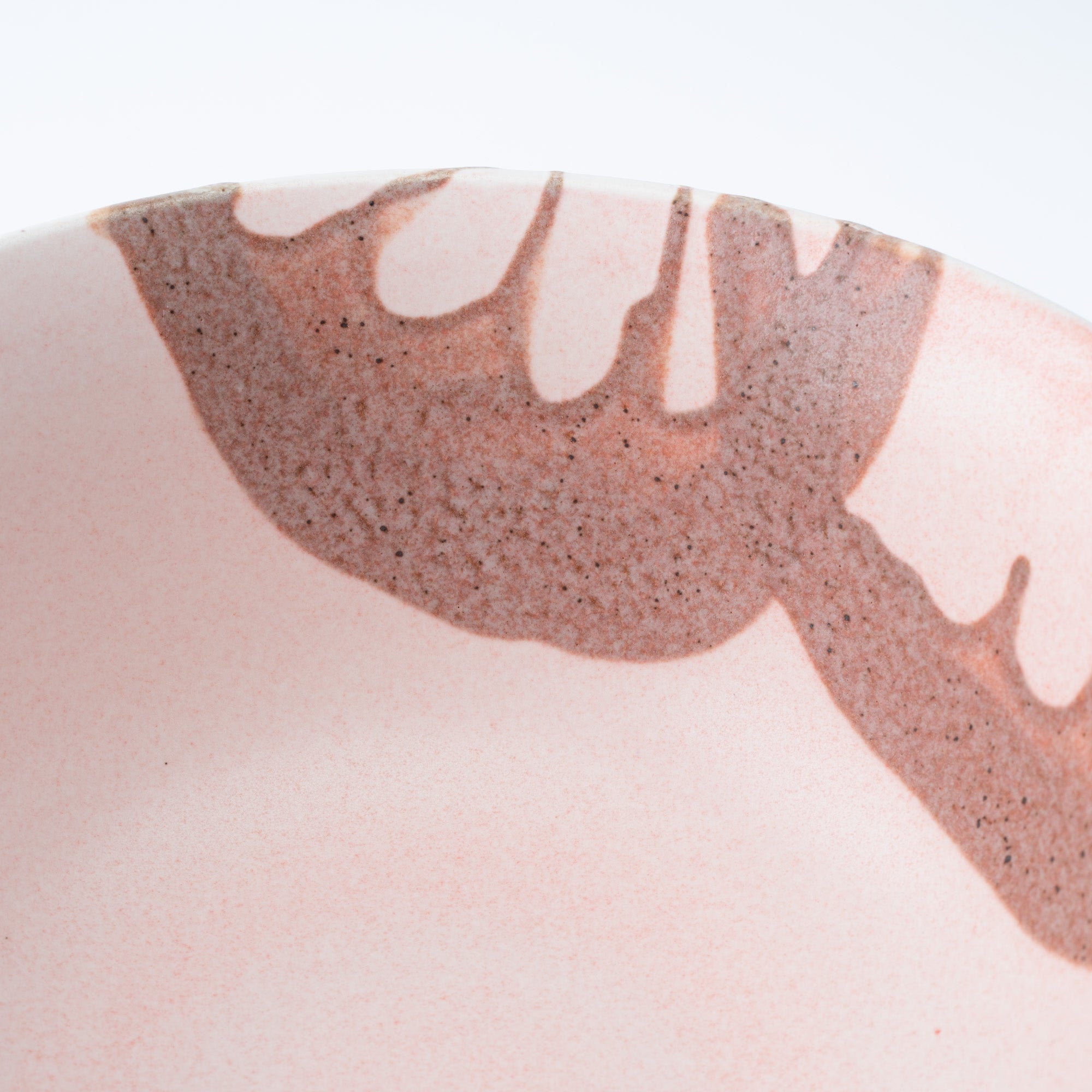 Earthy Stroke Pink Ramen Bowl 8.9 IN