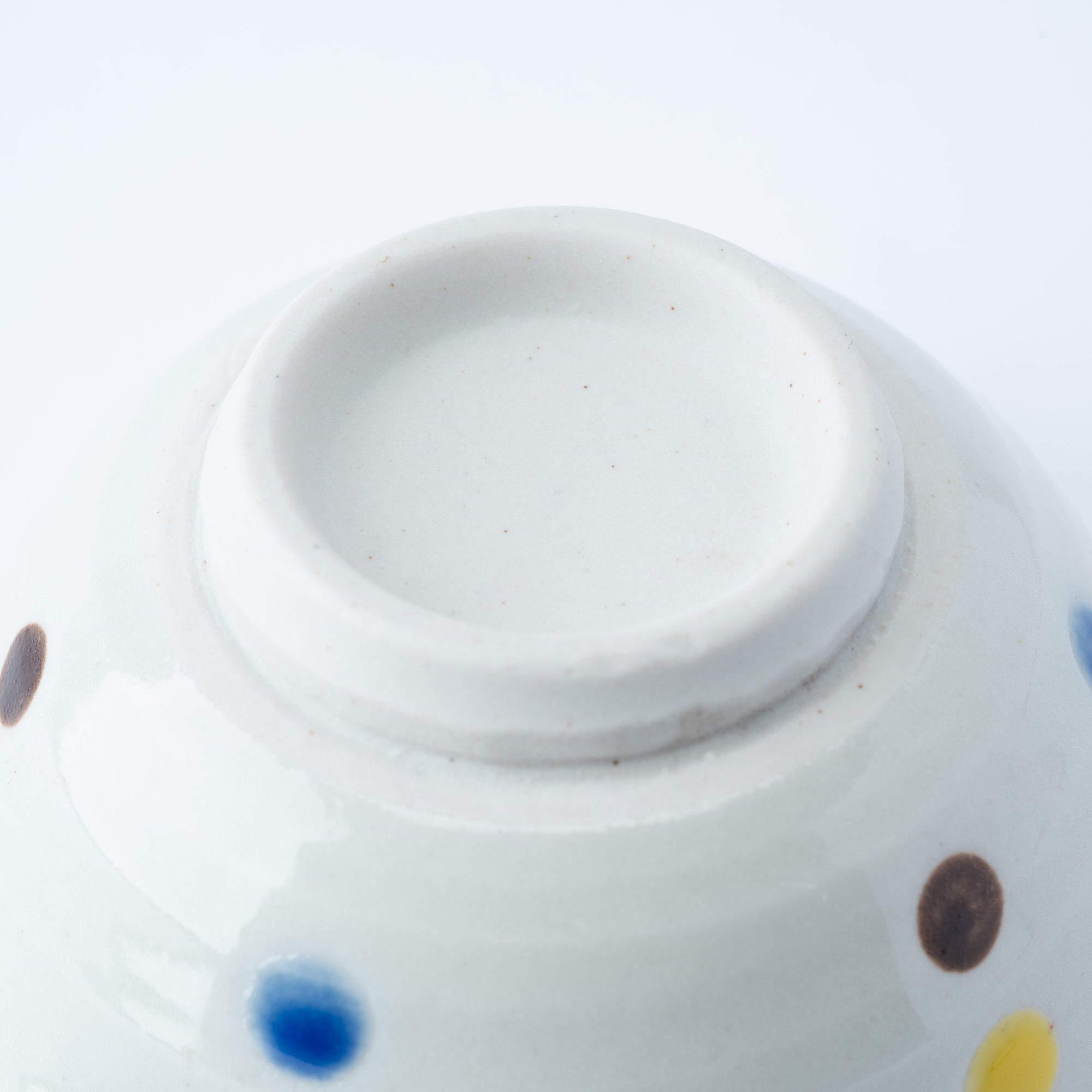 Polka Dot Shallow Mortar with Spout 4.5 In