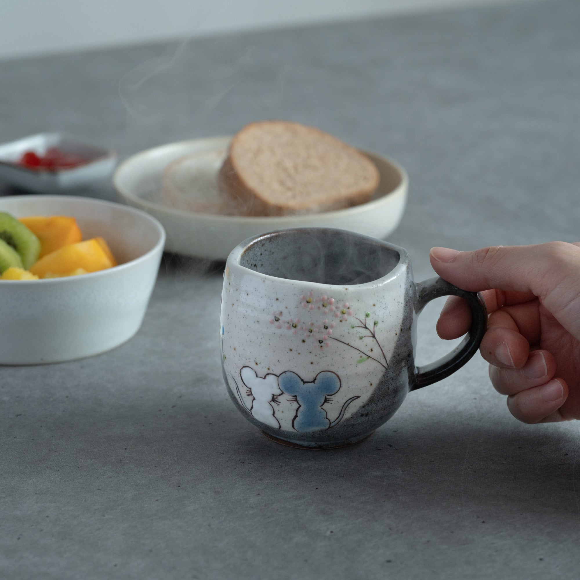 Maus im sonnigen Fleck Tasse