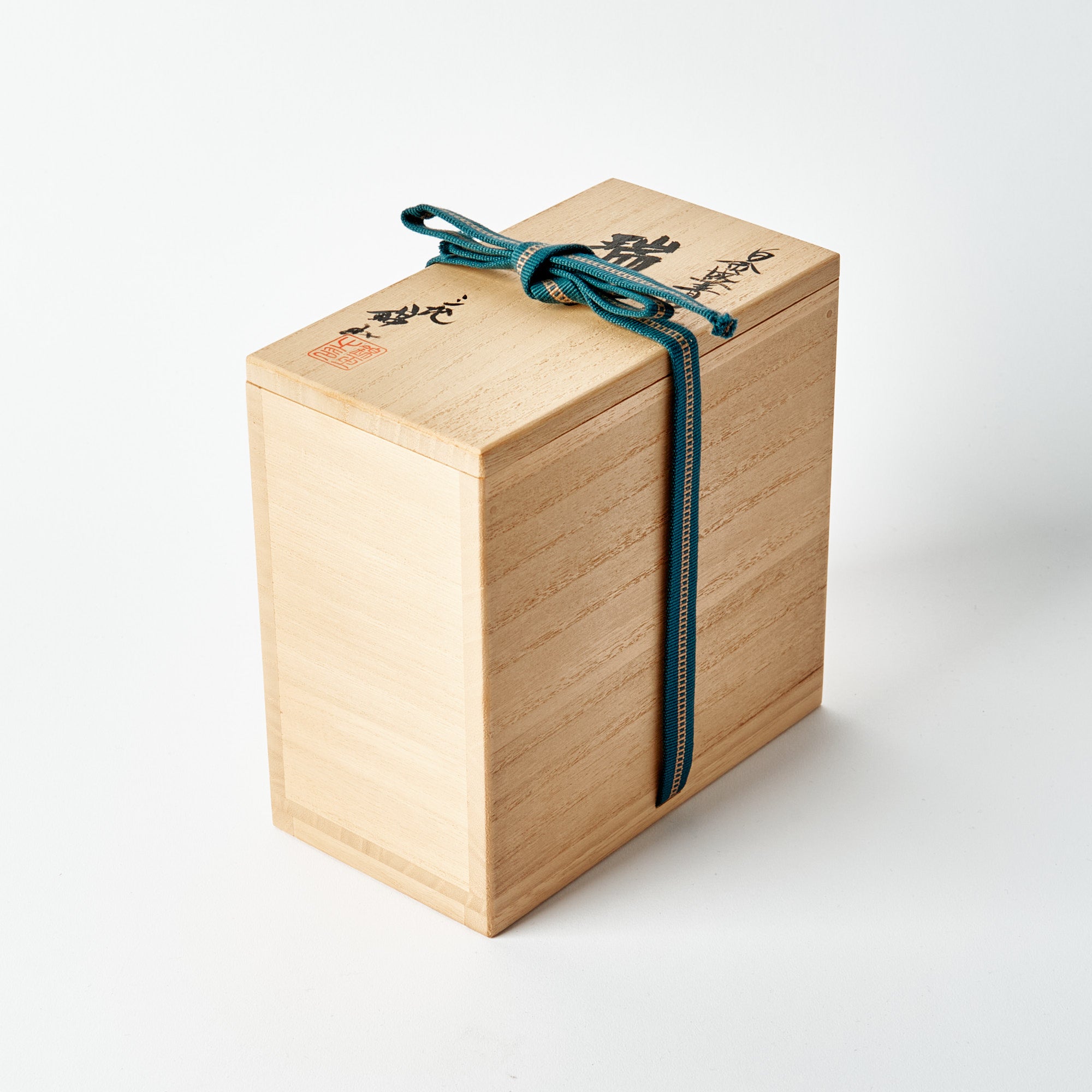 Morikin Grape Pattern Aochibu and Shirochibu Horse Figurine