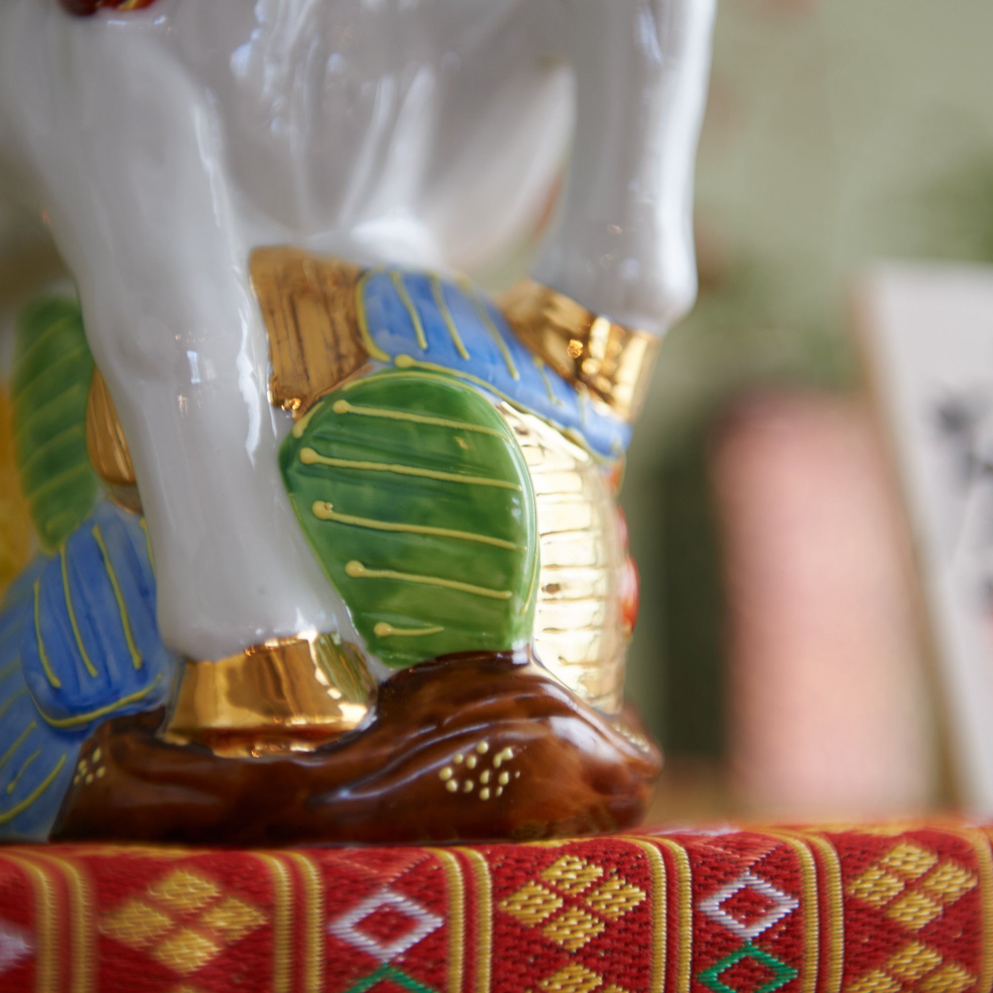Horse with Pine, Bamboo and Plum Figurine