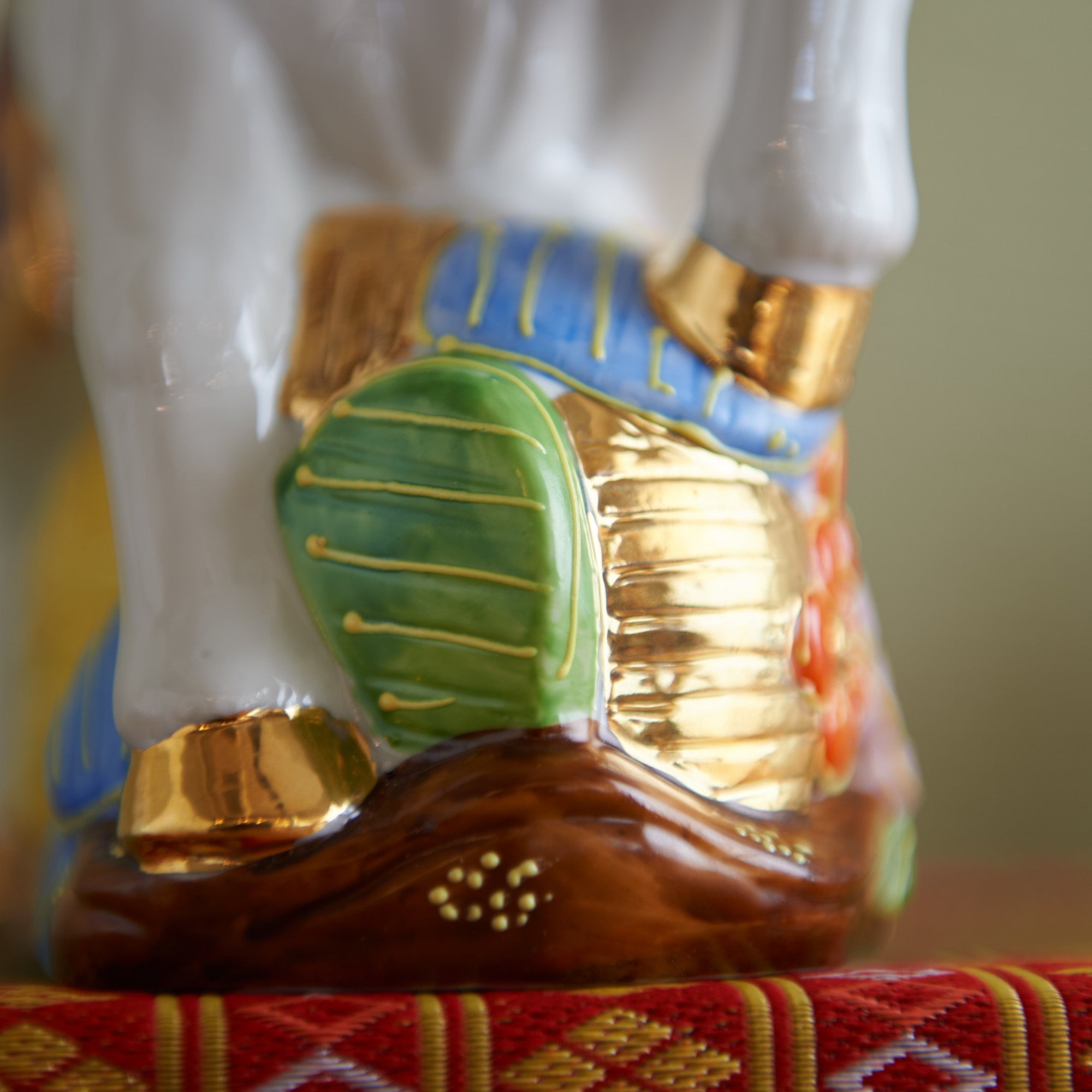 Horse with Pine, Bamboo and Plum Figurine