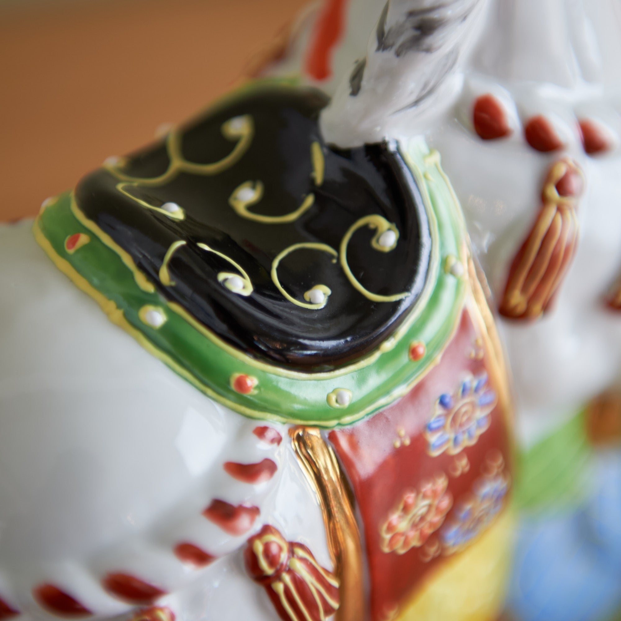 Horse with Pine, Bamboo and Plum Figurine