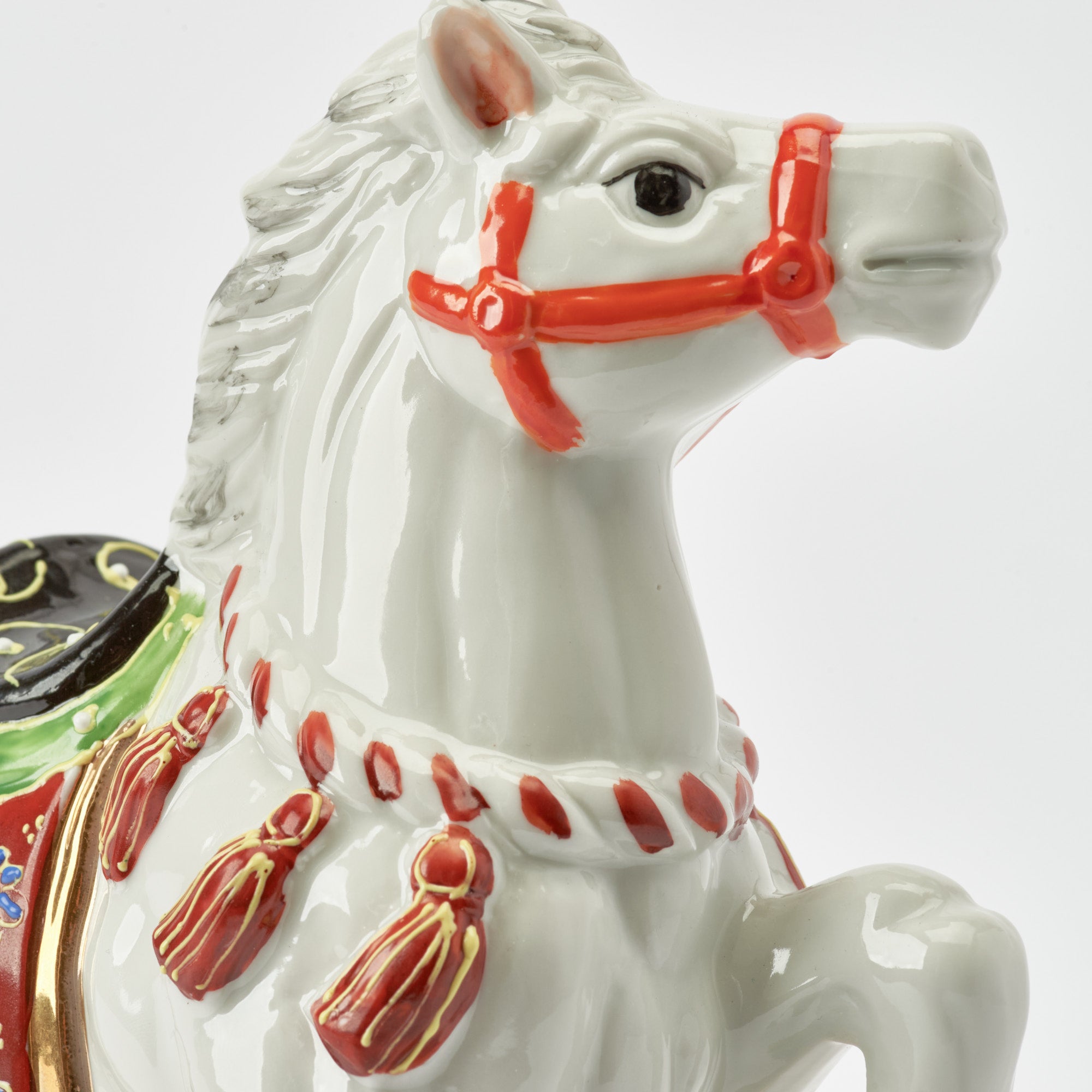 Horse with Pine, Bamboo and Plum Figurine