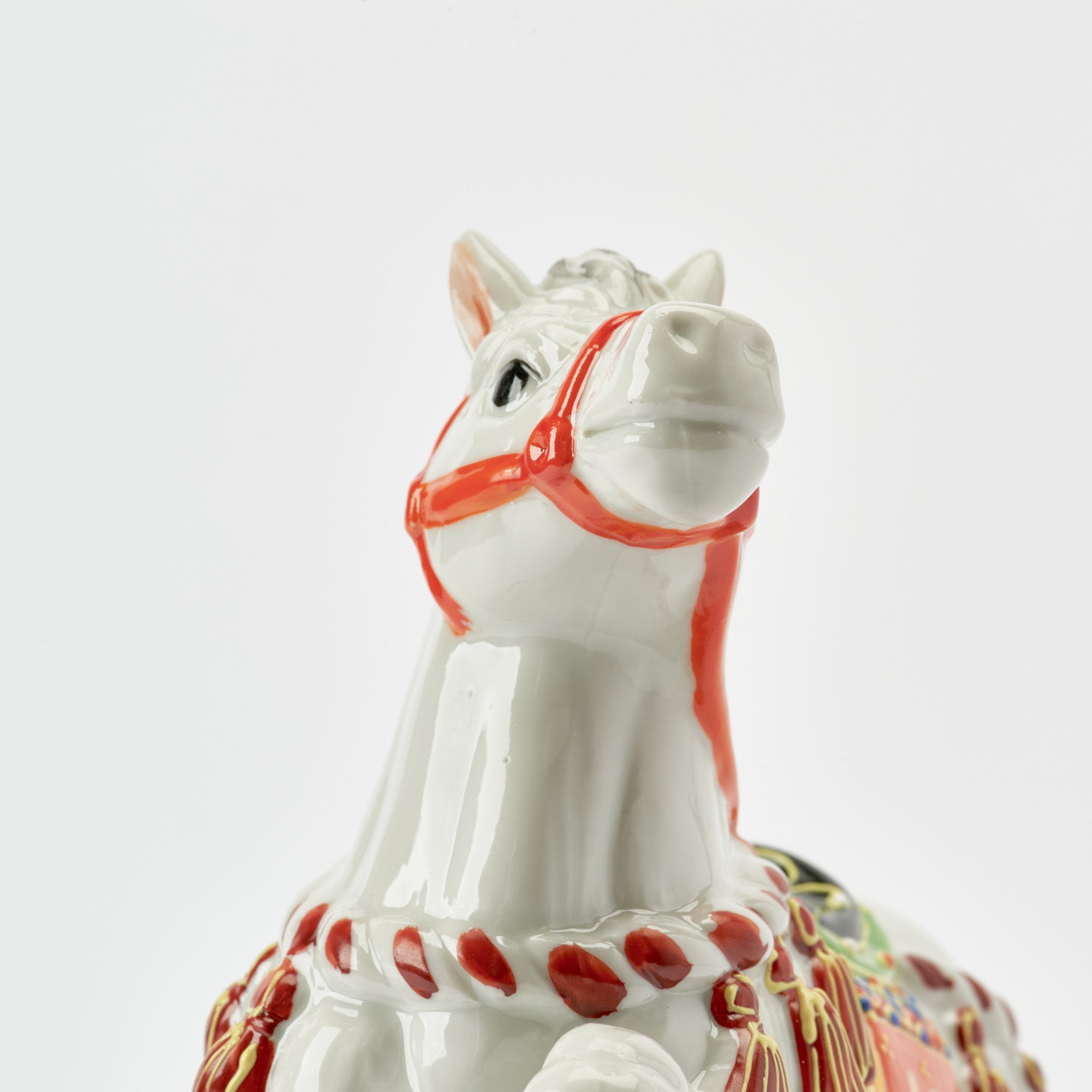 Horse with Pine, Bamboo and Plum Figurine