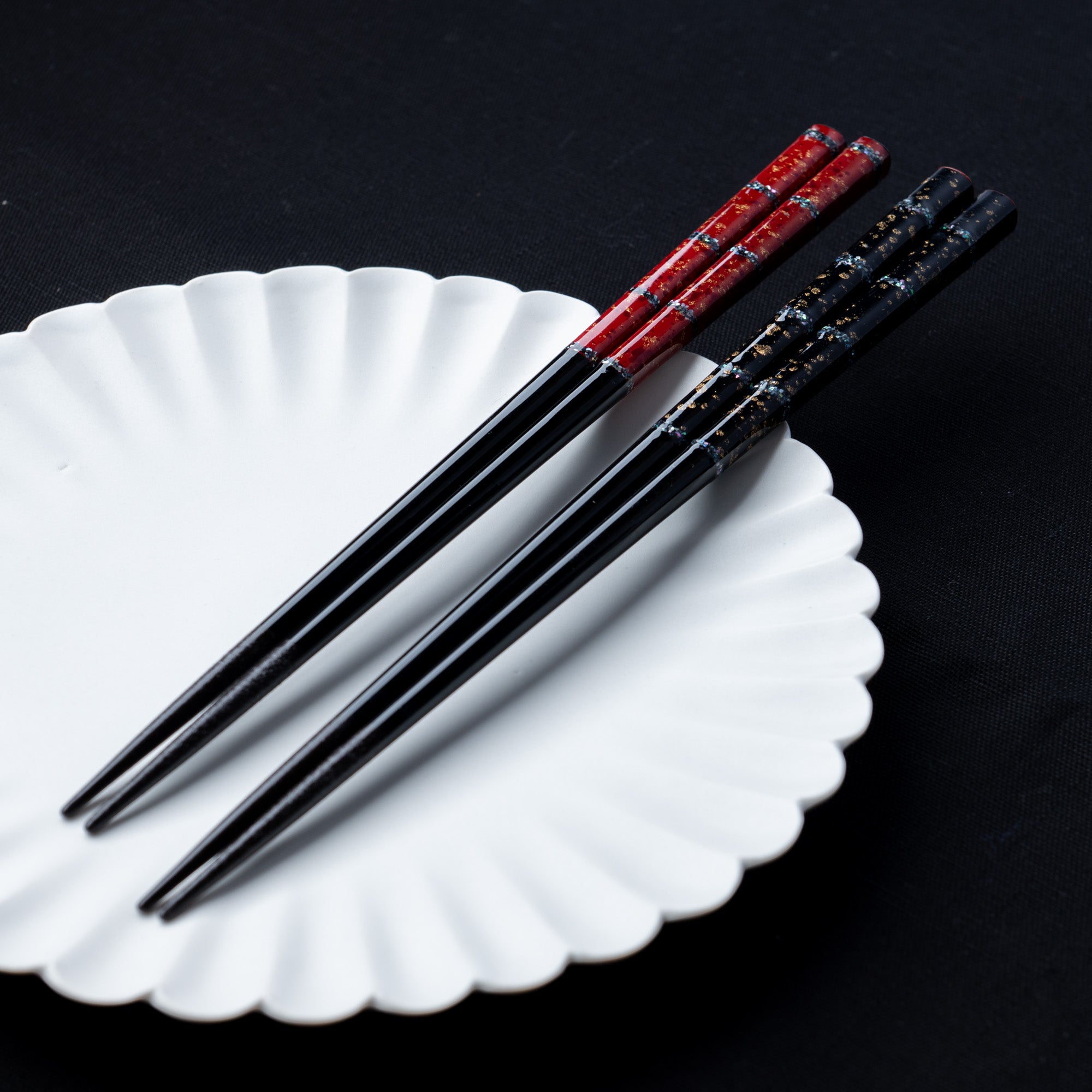 Starlit Shell Inlay Chopsticks Pair Set