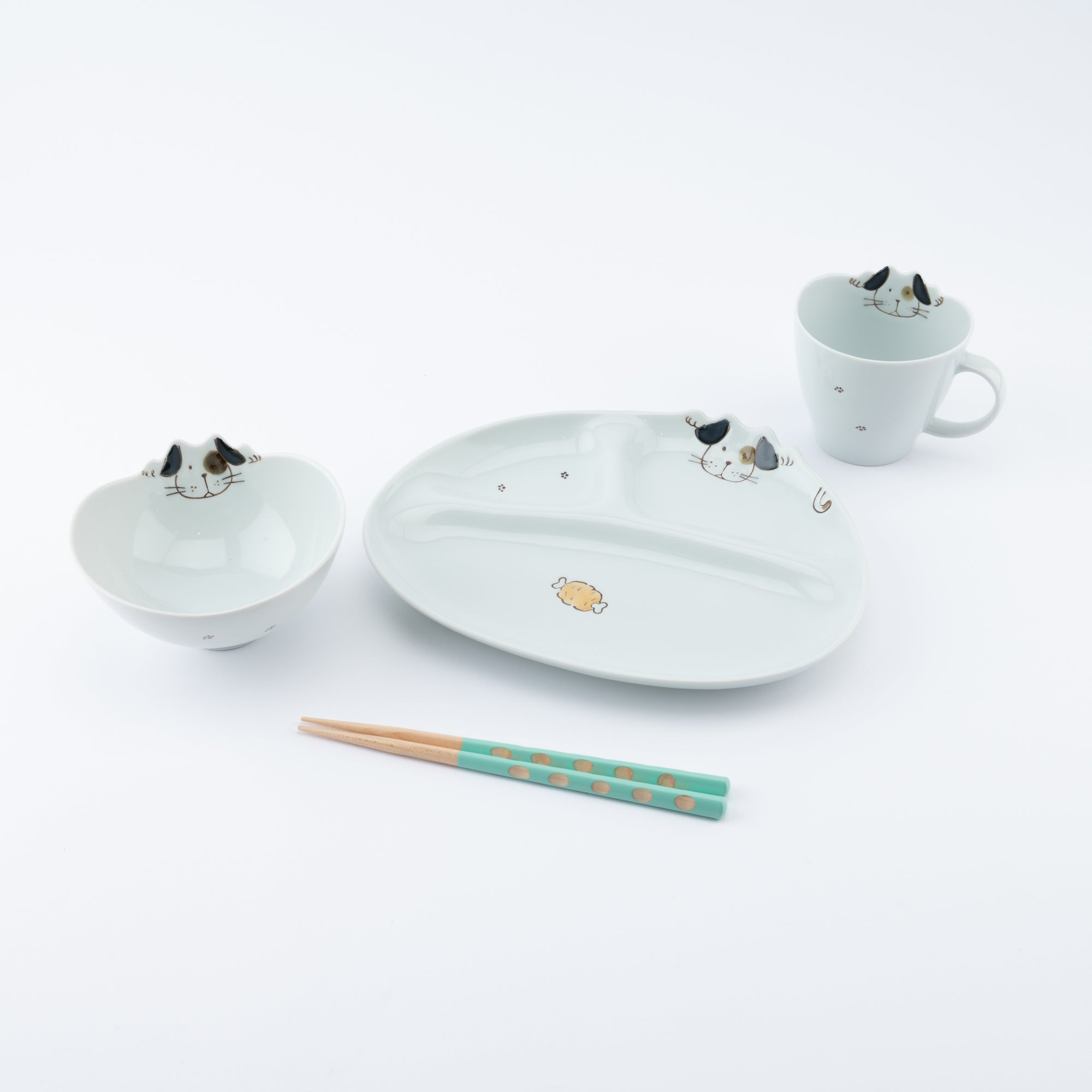 Tiny Diners Wave Kids Dinnerware Set