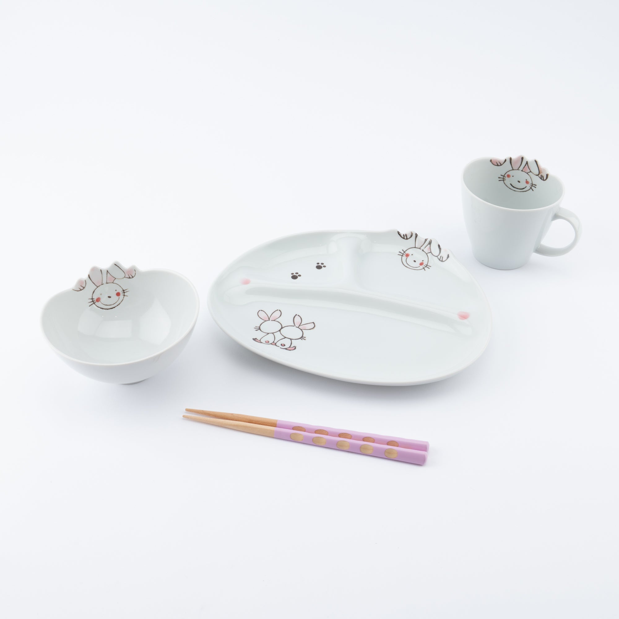 Tiny Diners Wave Kids Dinnerware Set