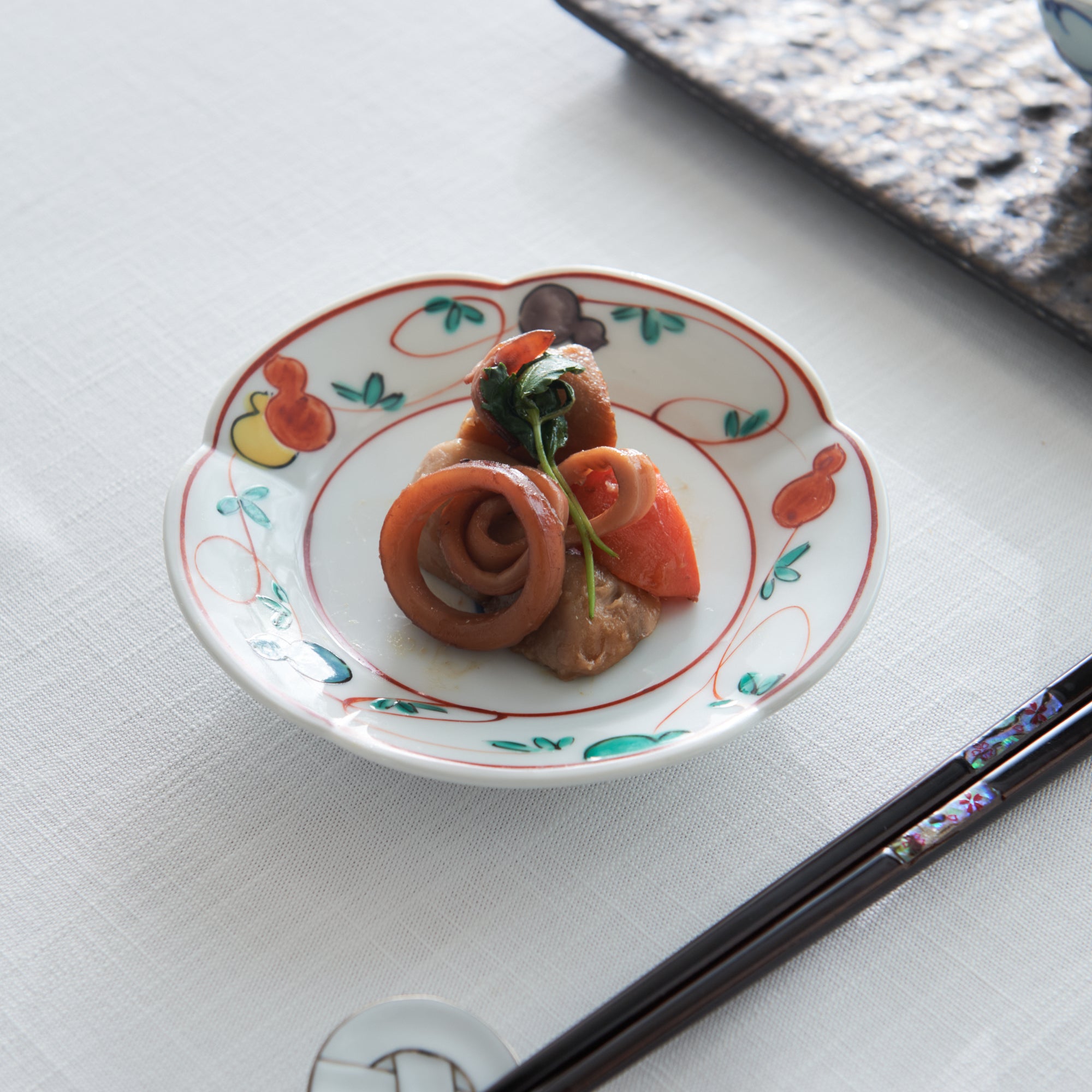 Akae Six Gourds Side Plate