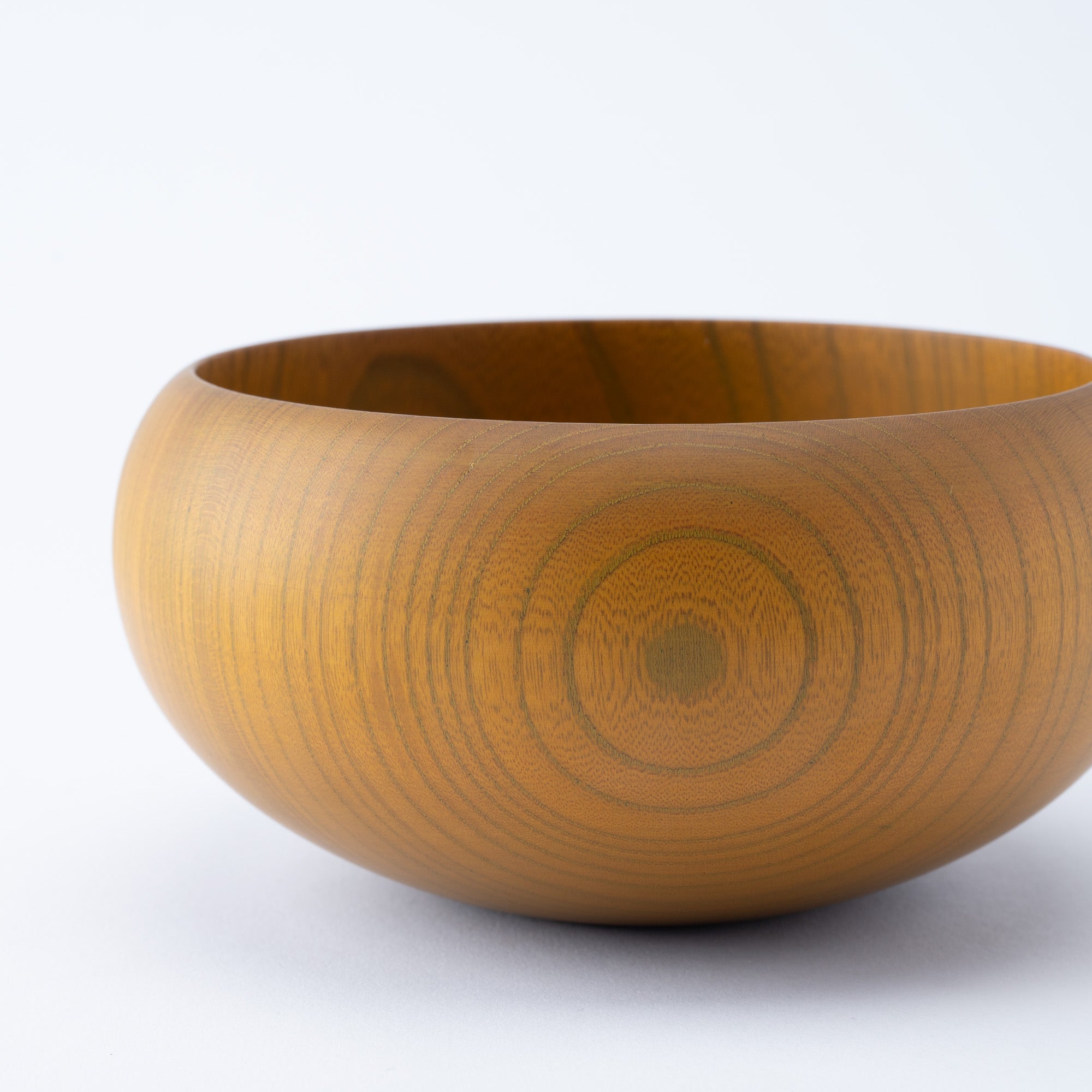 Yellow Matte Wipe-Lacquer Finish Oryoki Bowl Set