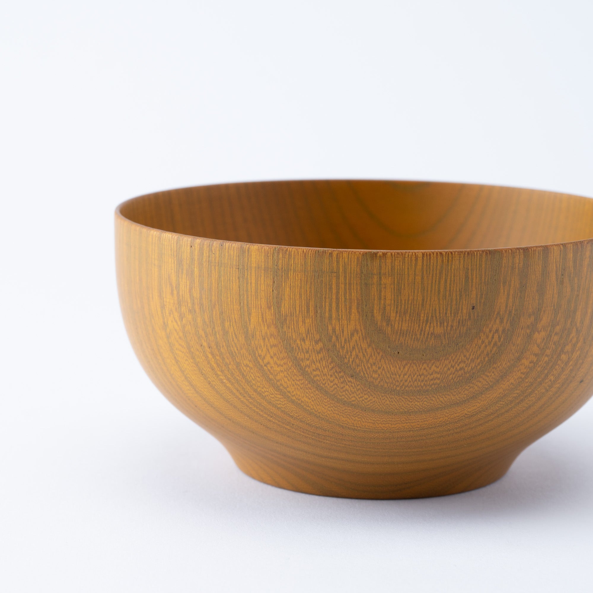 Yellow Matte Wipe-Lacquer Finish Oryoki Bowl Set
