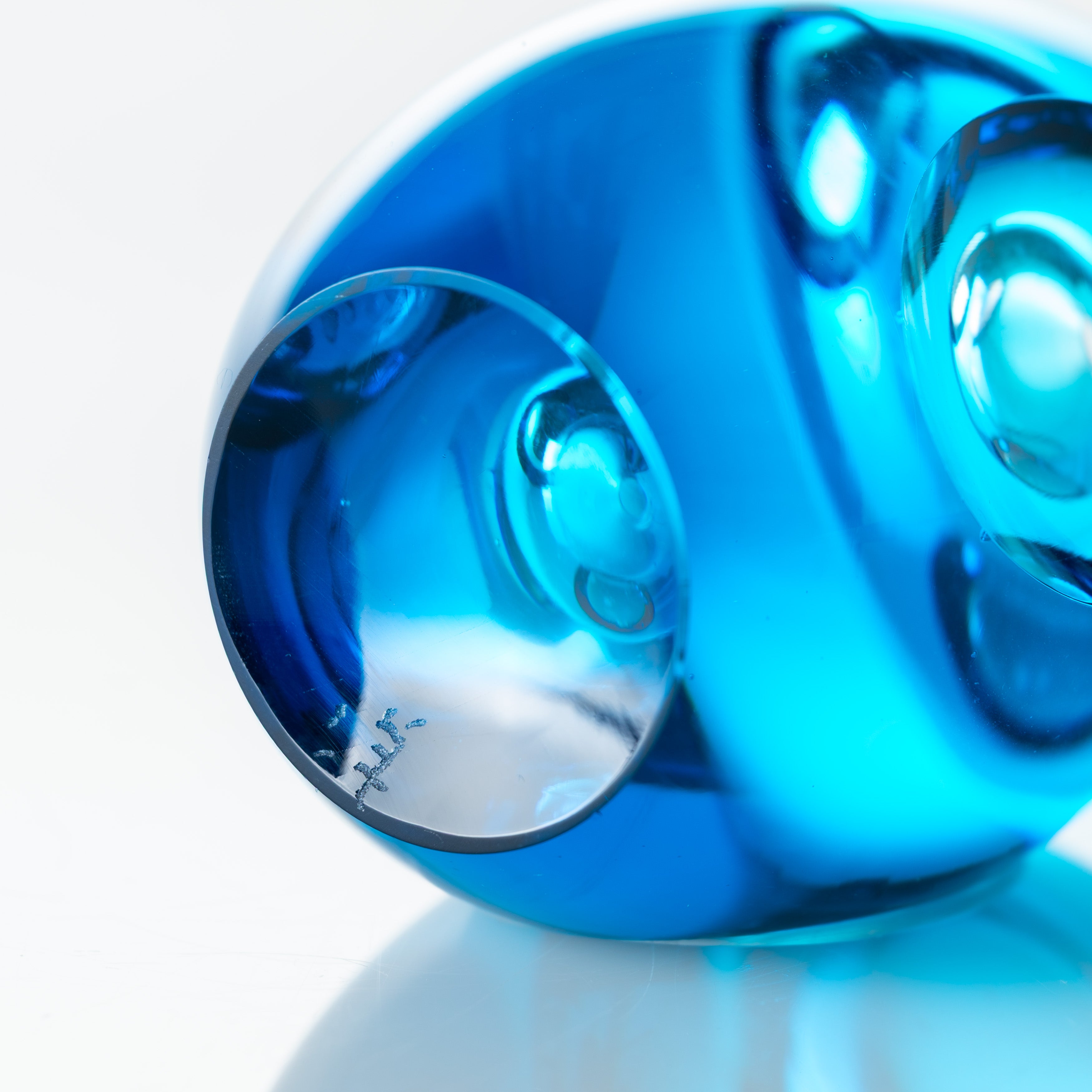 Erinnerungen an die Farben des Ozeans Blau Parfümflasche