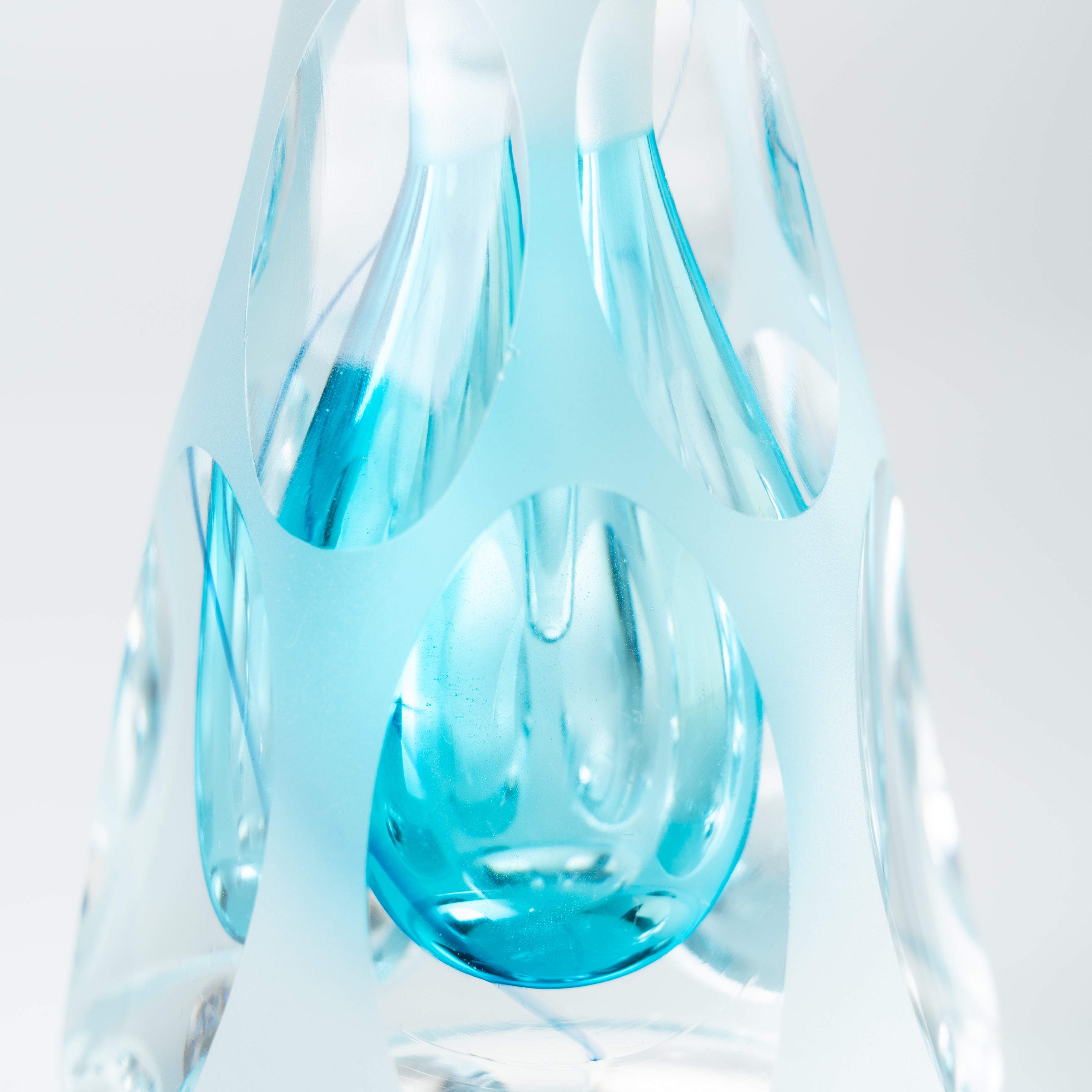 Erinnerungen an die Farben des Himmels Blau Parfümflasche