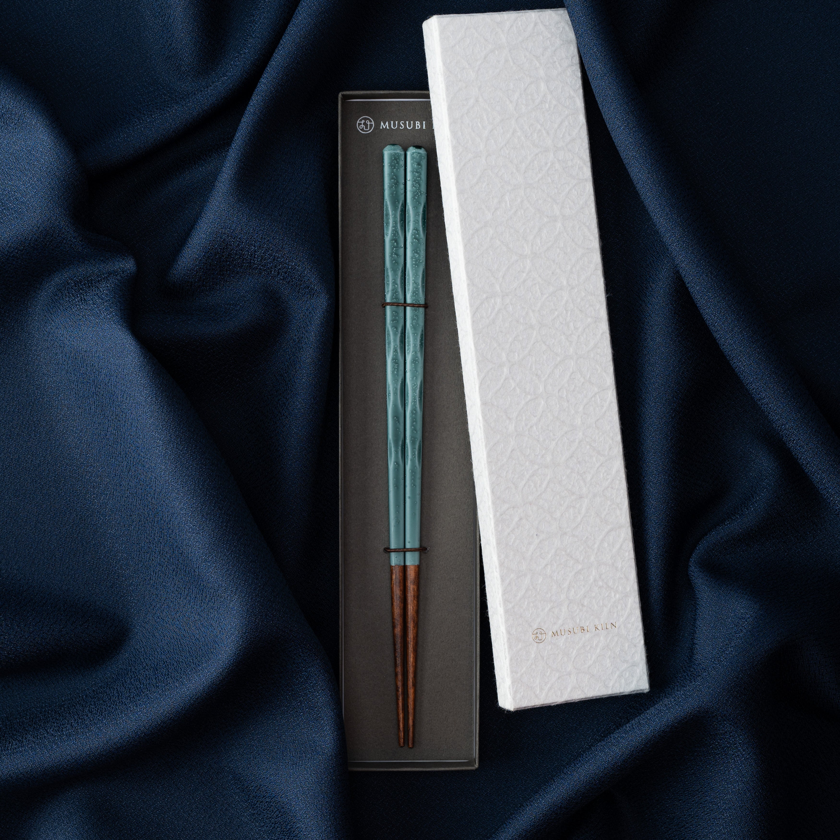 Glazed Finish Carved Chopsticks