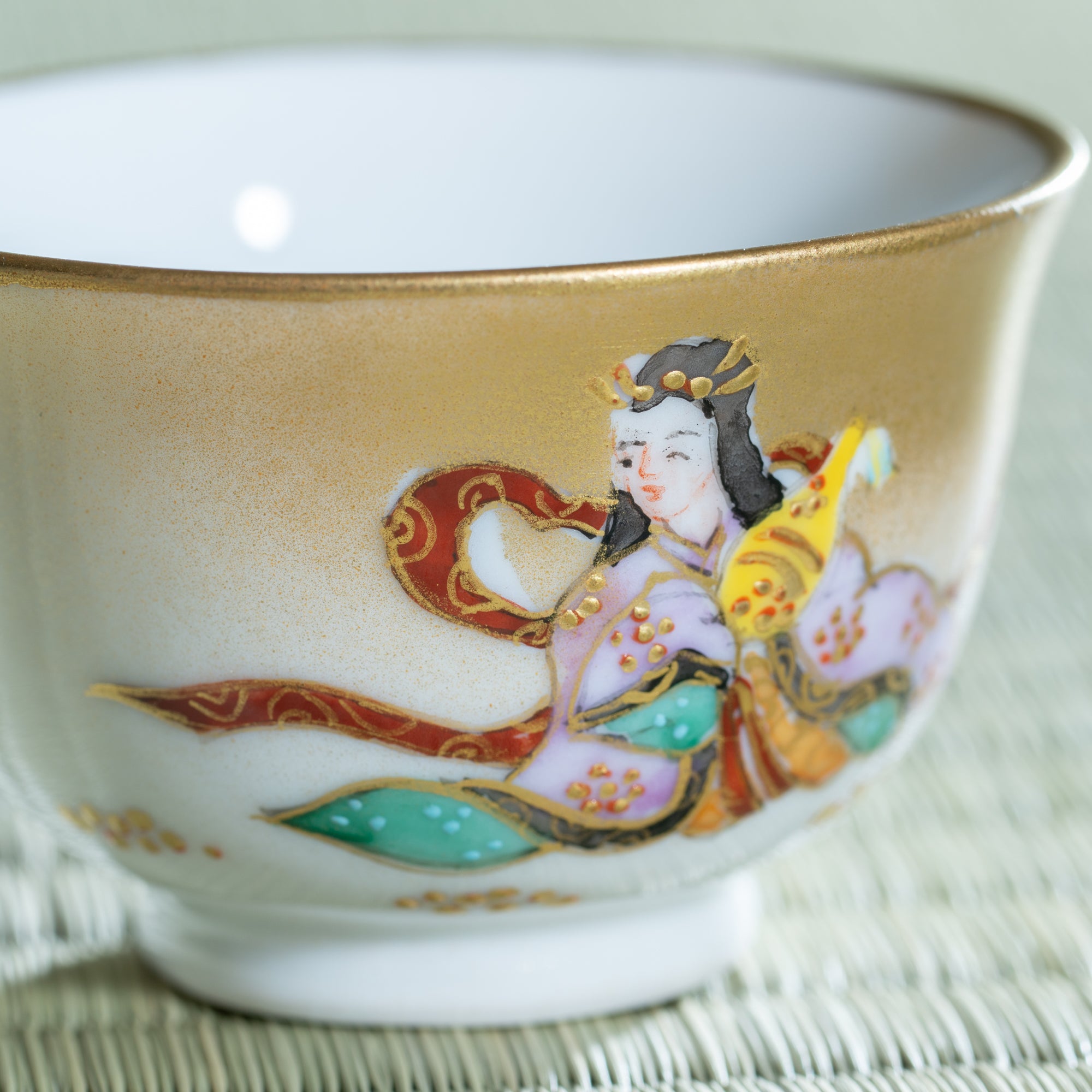 Seven Lucky Gods Houhin Japanese Teapot Set with 5 Teacups