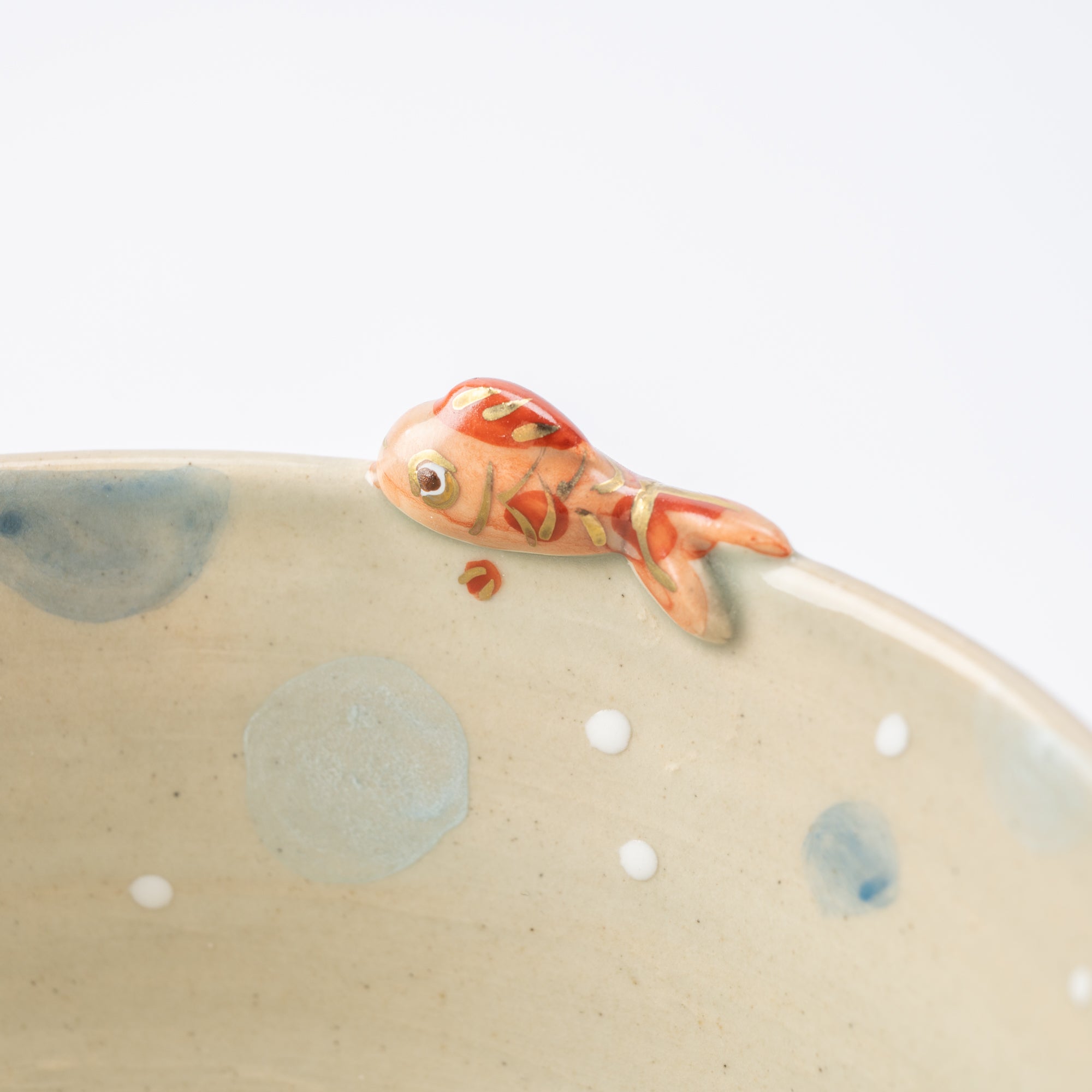 Bubbly Goldfish Matcha Bowl