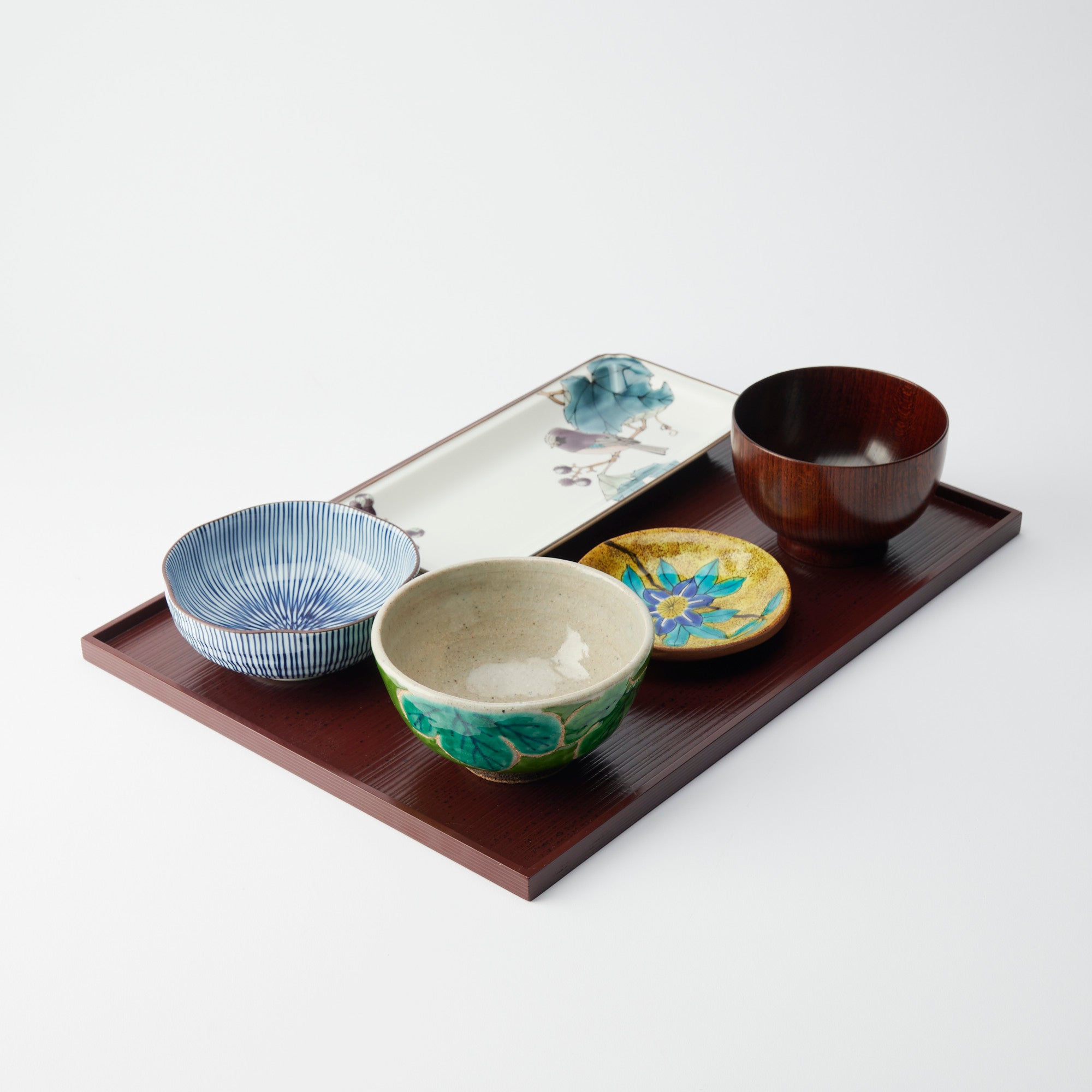 Musubi Mono Emerald Orchard Geschirr Satz