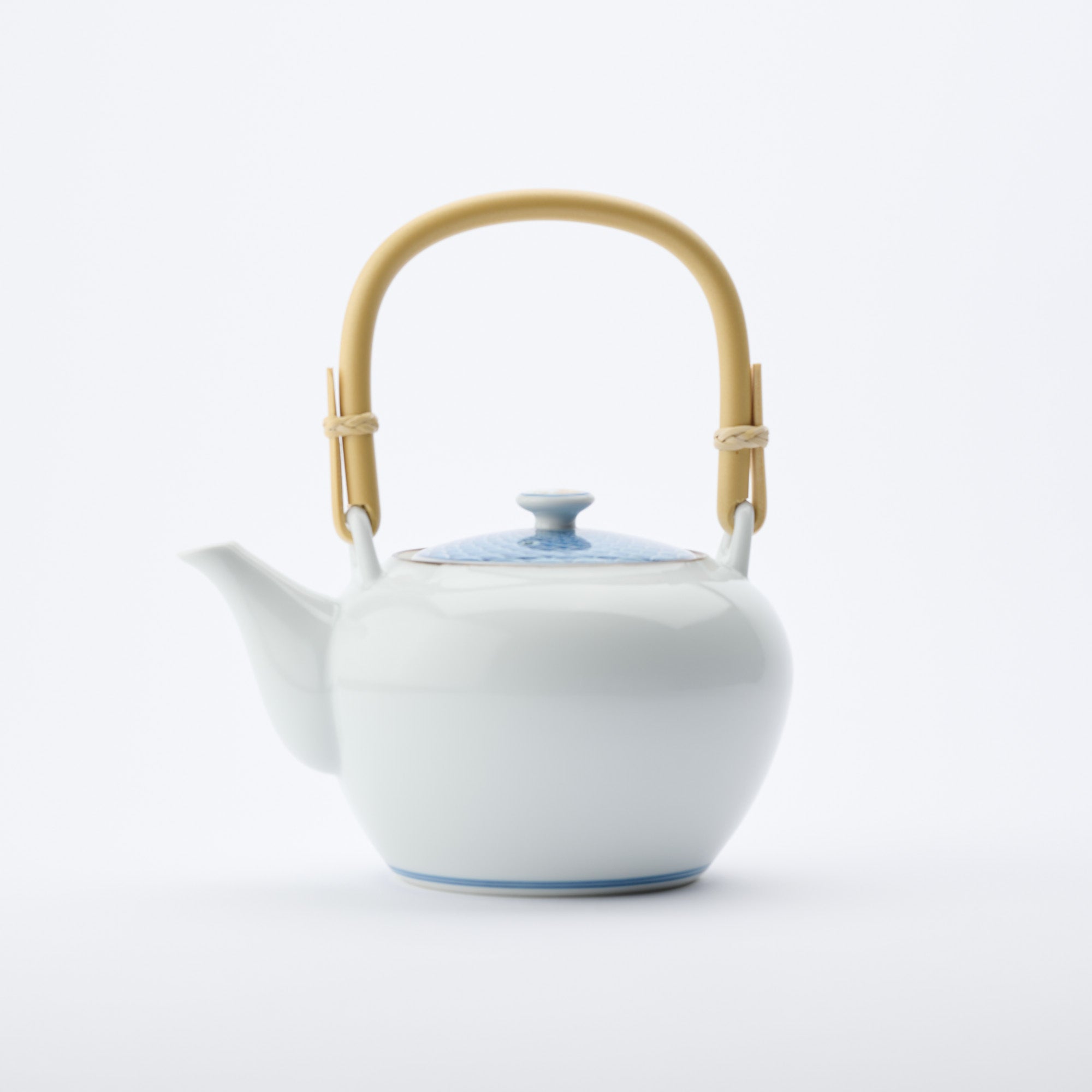 Seigaiha Blue Wave Japanese Teapot 23.7 fl oz