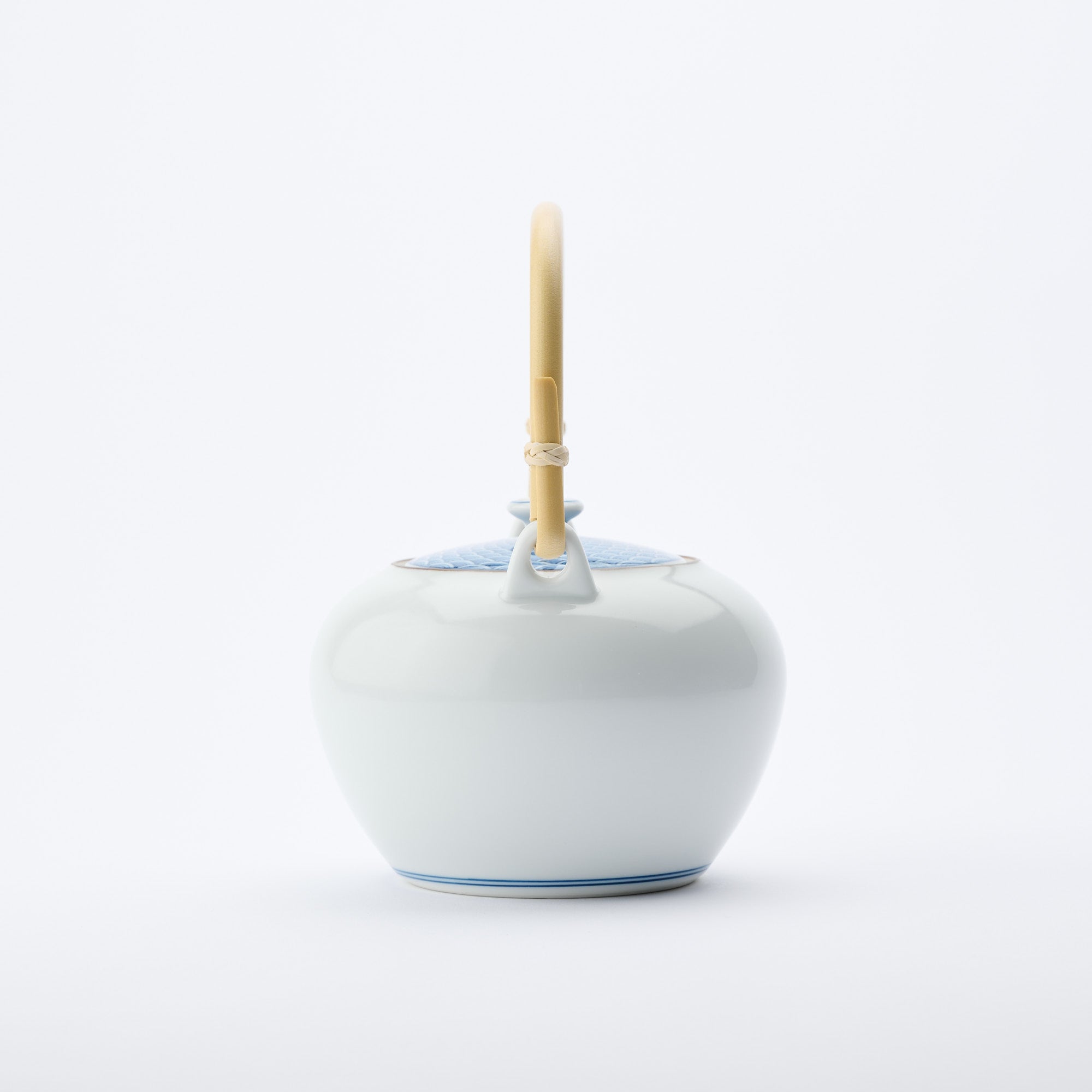 Seigaiha Blue Wave Japanese Teapot 23.7 fl oz