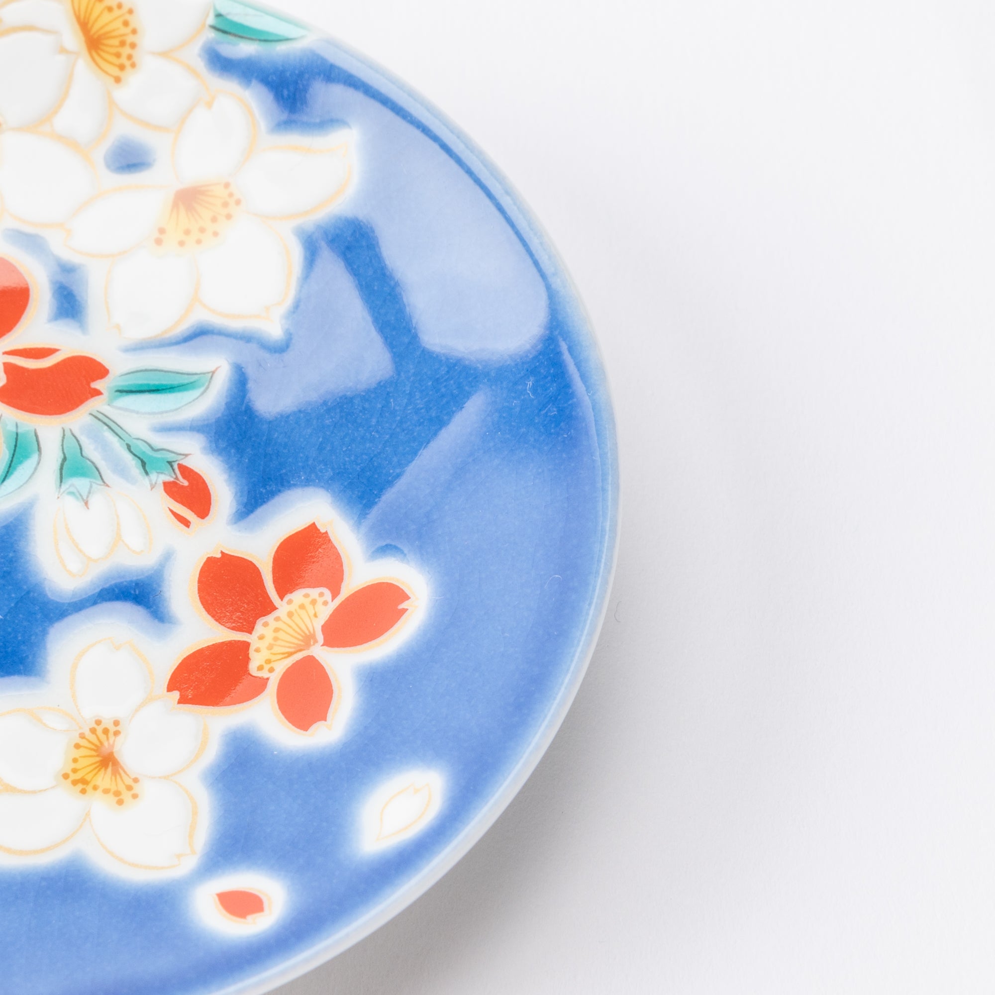 Seasonal Flowers Sauce Plate Set