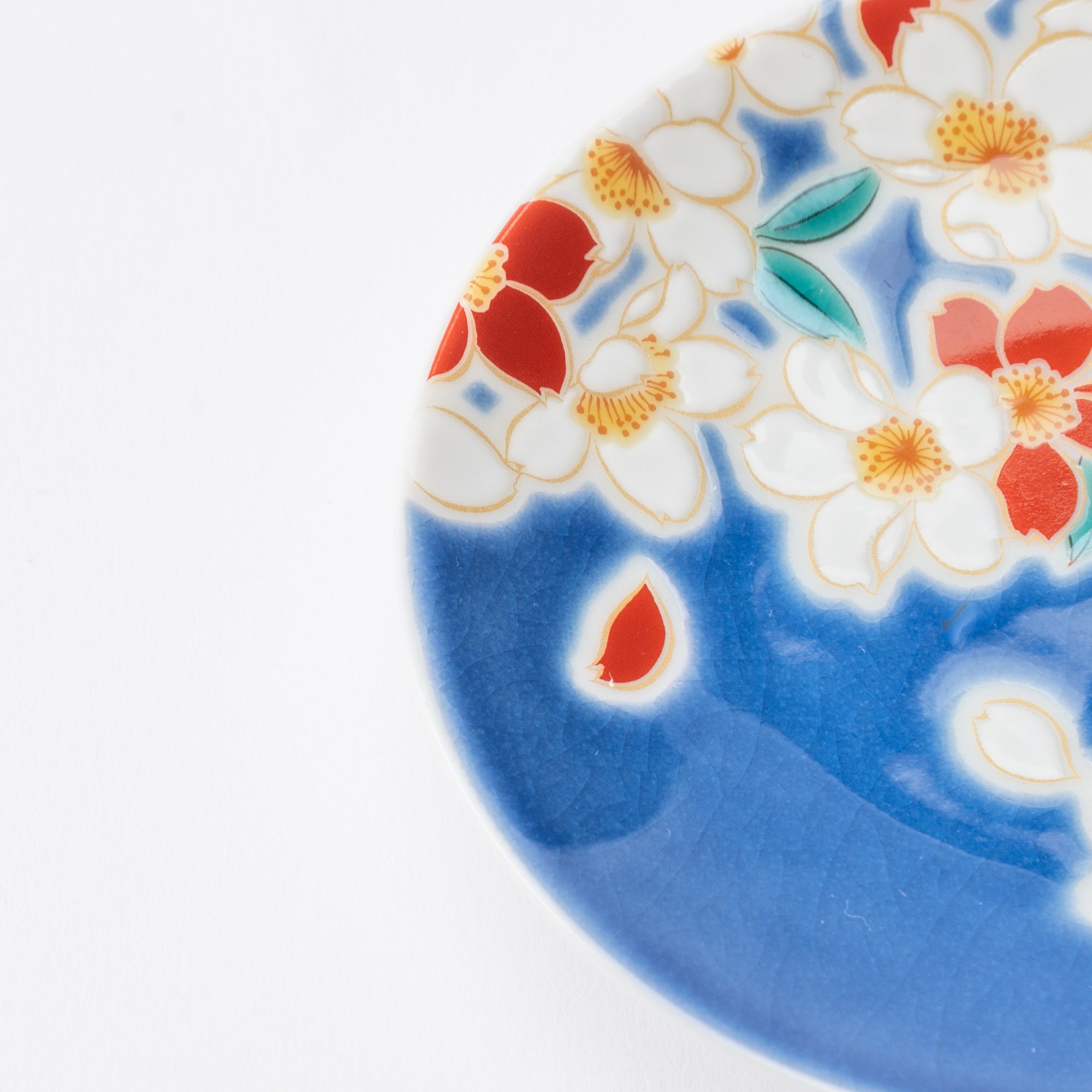 Seasonal Flowers Sauce Plate Set