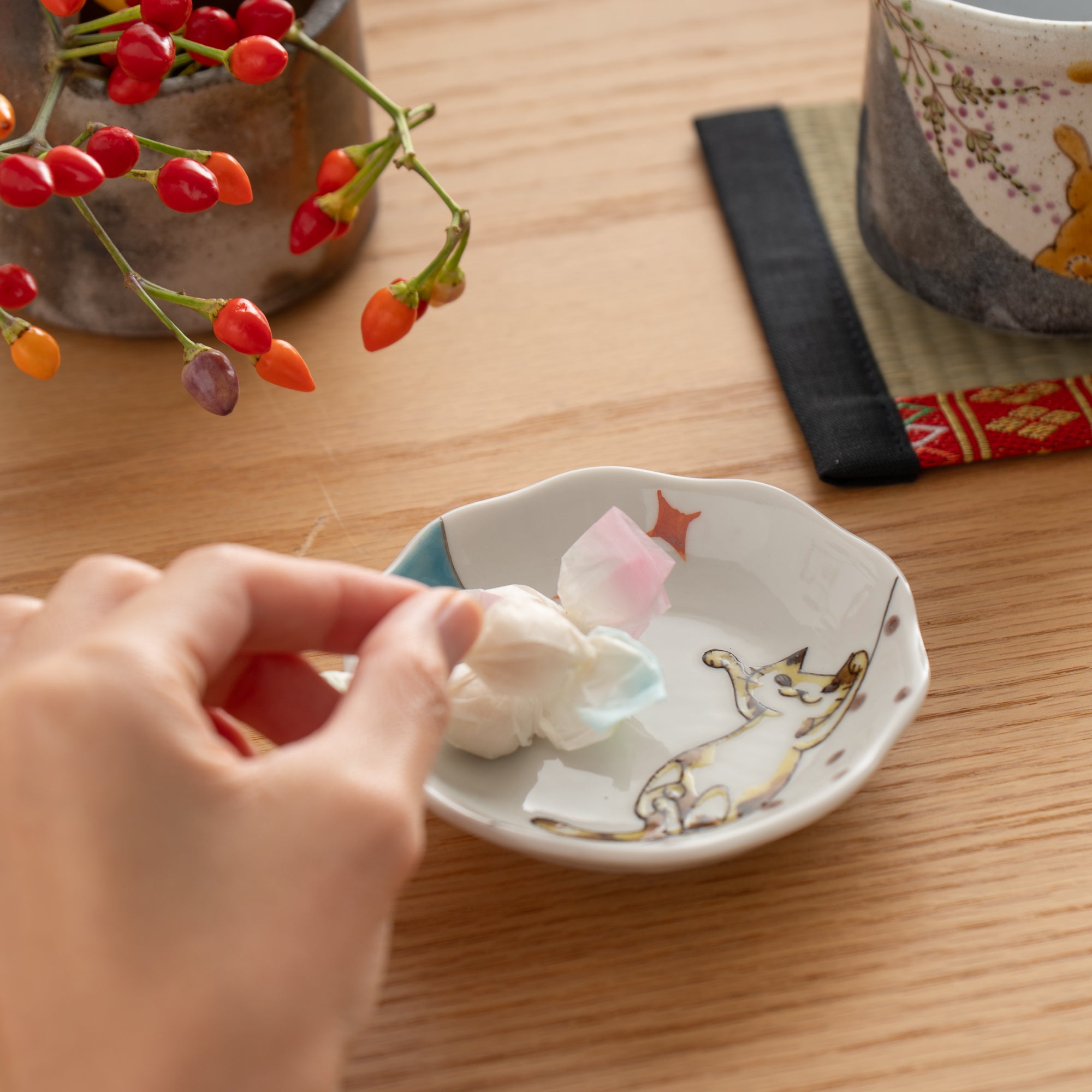 Full of Cats Sauce Plate Set